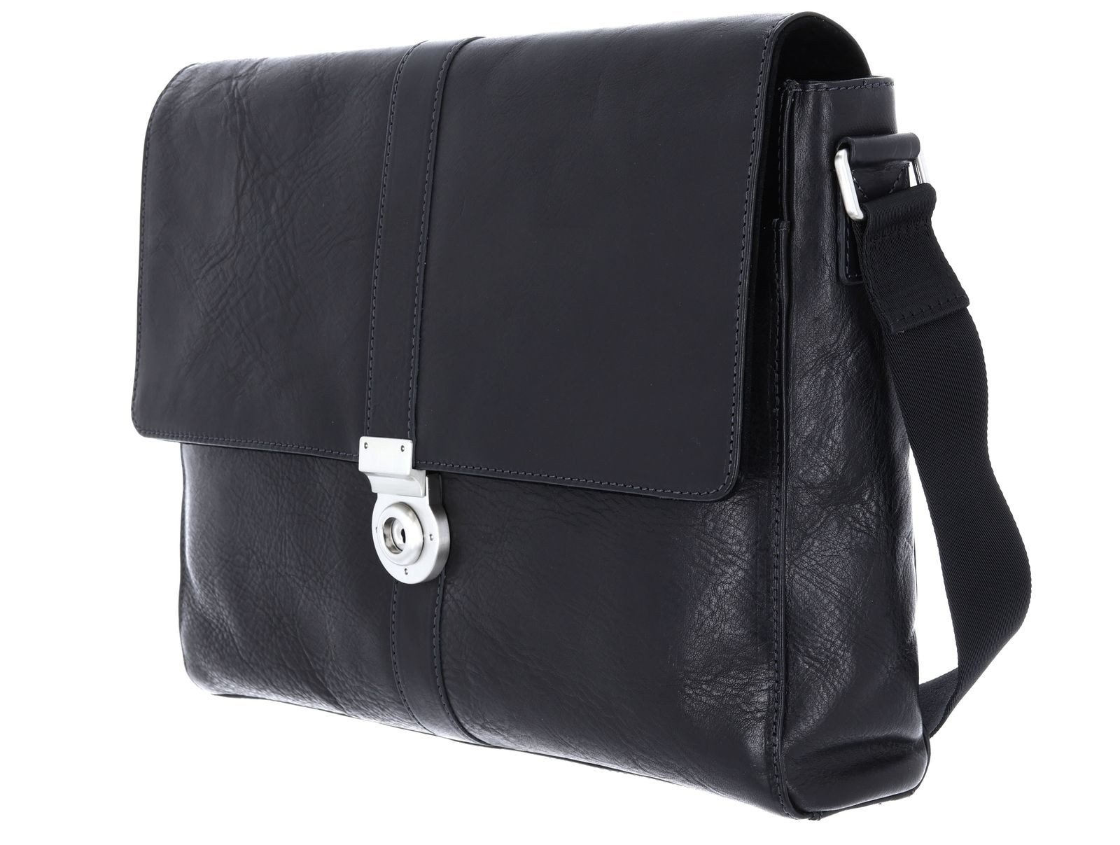 Leonhard Heyden Umhängetasche Messenger Bag (Set, 2-tlg), aus echtem Rindsleder