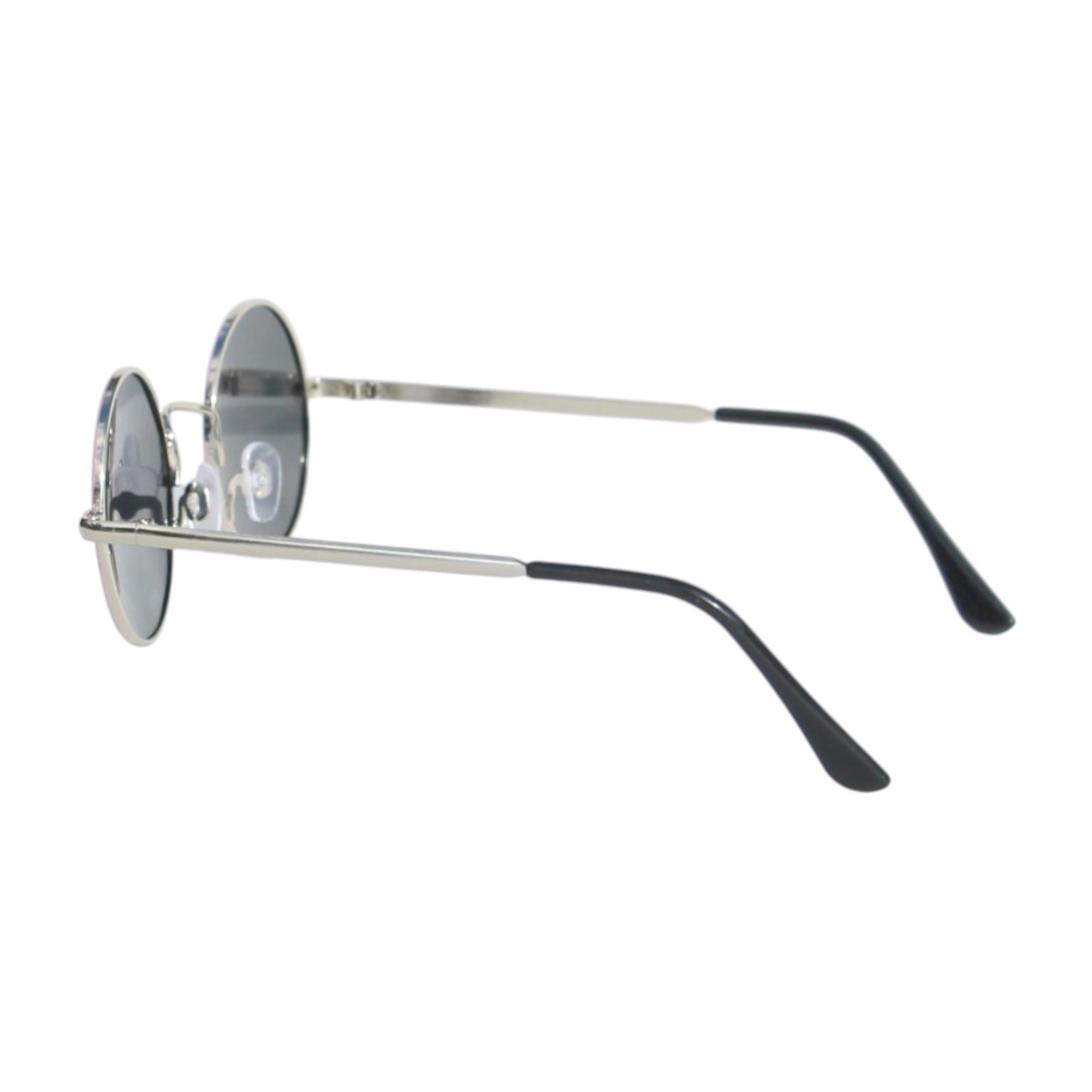 Rennec Sonnenbrille (Kinder Nickelbrille mit Brillenbeutel, Runde Sonnenbrille Polarisiert Getönt UV400) Nickelbrille Jungen und Mädchen im Alter von 5 bis ca 9 Jahren