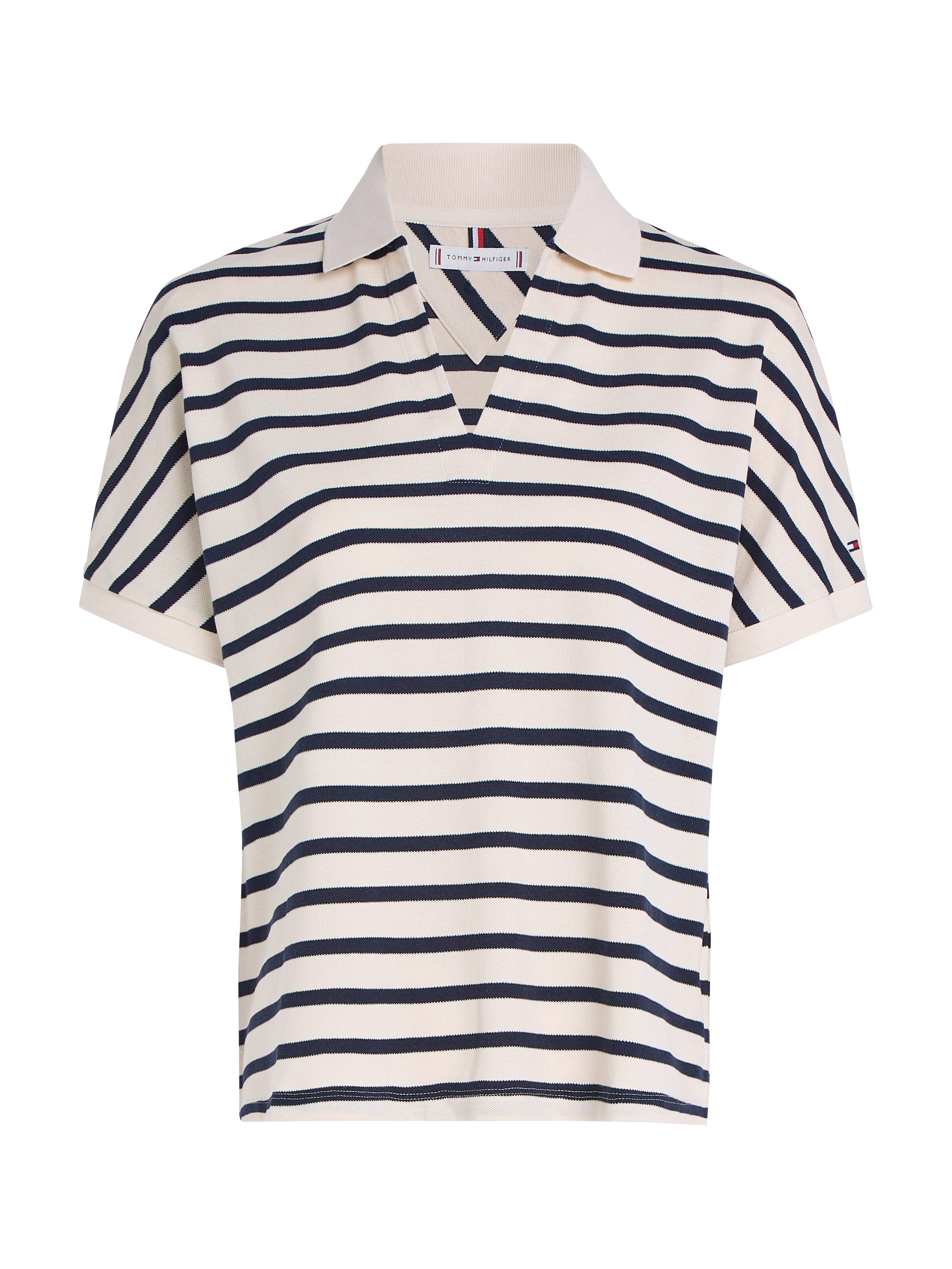 Poloshirt LYOCELL OPEN-NK RELAXED POLO SS