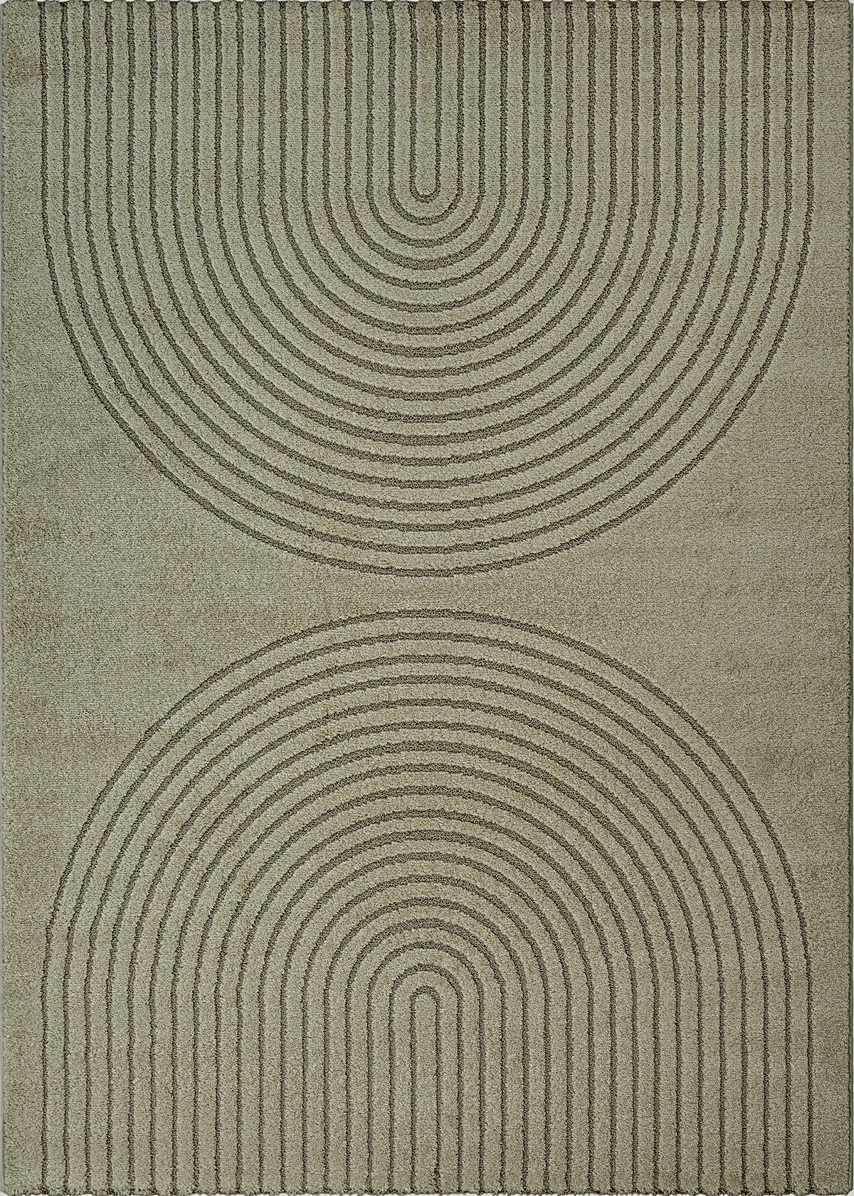 the carpet Teppich Elisa, rechteckig, Höhe: 12 mm, moderner Wohnzimmer Teppich, hohe Flordichte und angenehm weich