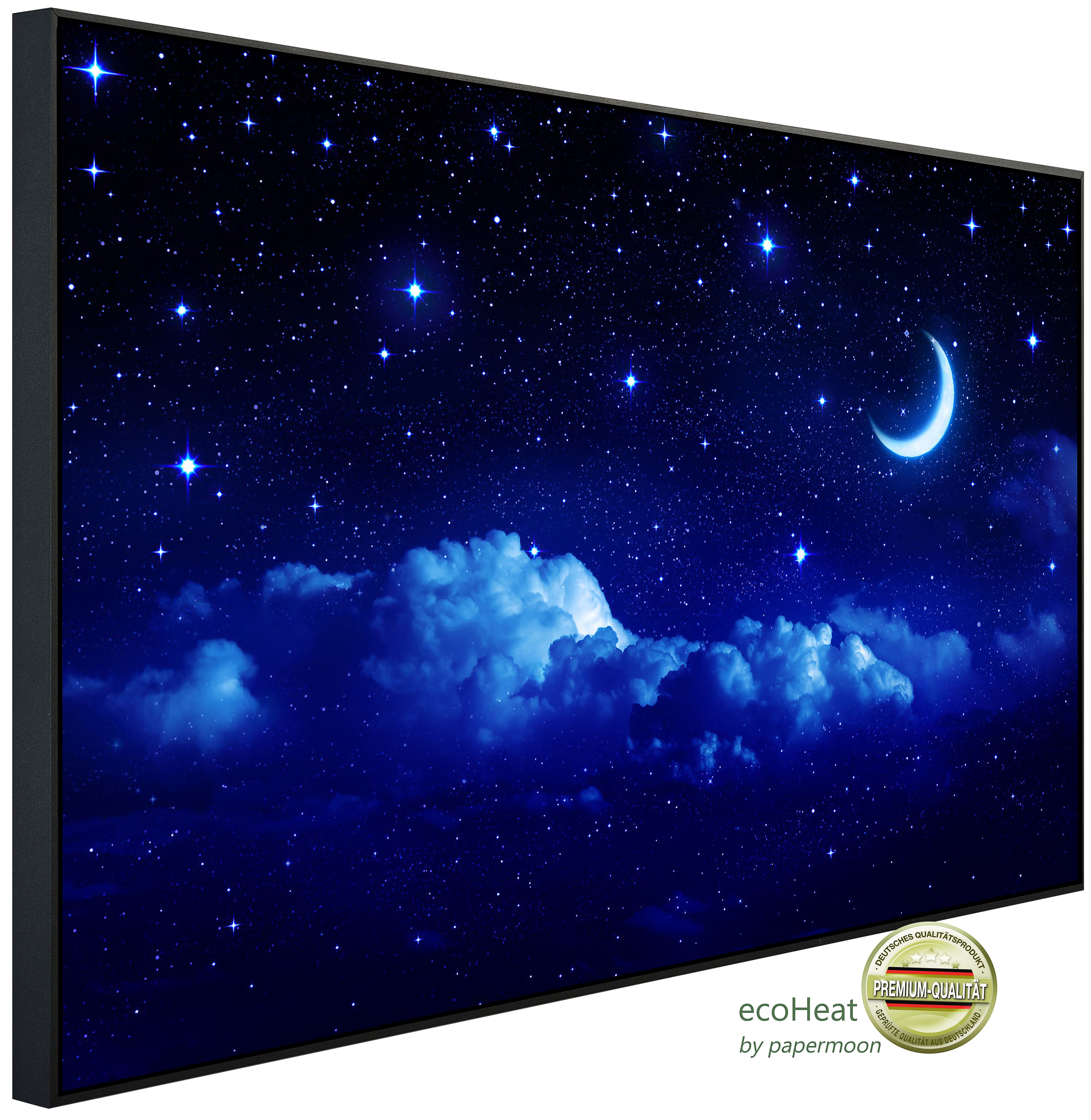 Papermoon Infrarotheizung INFRAROT-BILD-HEIZUNG, Nachthimmel, TÜV-Rheinland/GS zertifiziert, angenehme Strahlungswärme