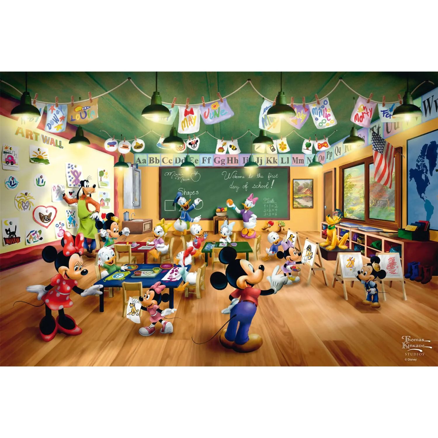 Schmidt Spiele Puzzle Mickey and Minnie, Schoolhouse, 200 Puzzleteile
