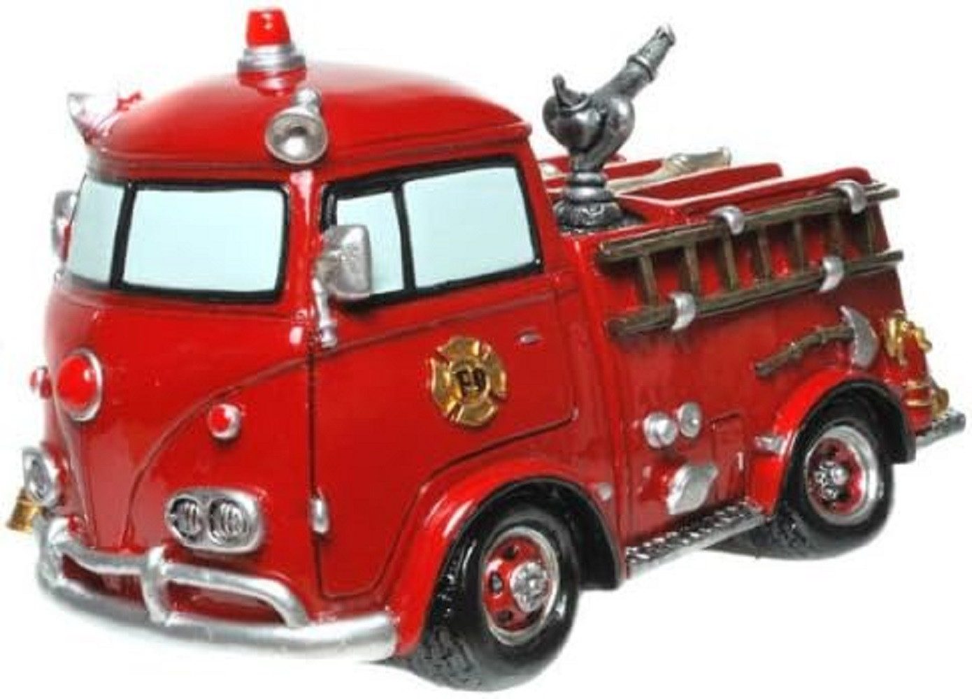 G.Wurm GmbH Spardose Spardose Feuerwehrwagen Poly B17 x T10 x H11 cm rot günstig online kaufen