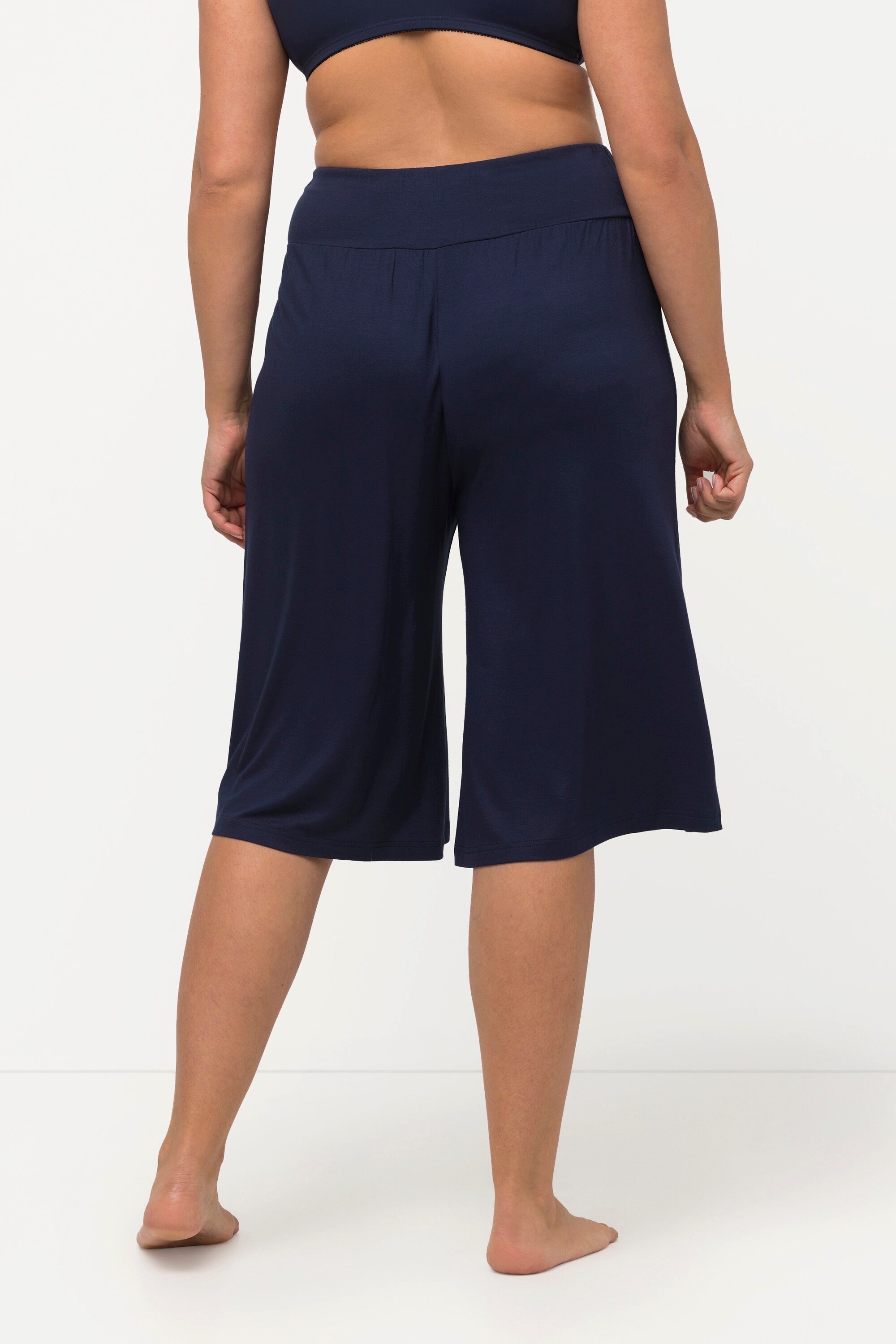Ulla Popken Shorts Bermuda weites gerades Bein Elastikbund