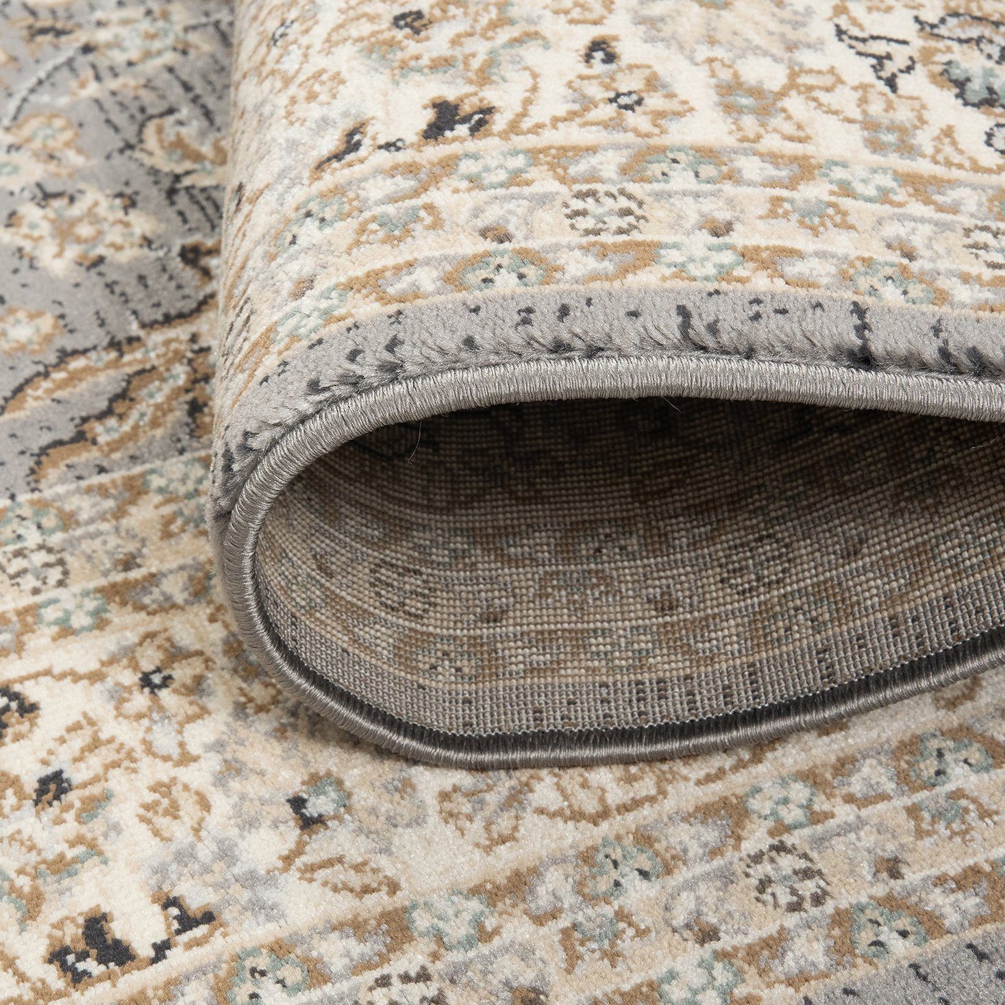 Grau, 100 Orient Wohnzimmerteppich Traditioneller Mazovia, für Teppich Teppich cm, Pflegeleicht, Oriente Geeignet 60 Orientteppich Fußbodenheizung, - x