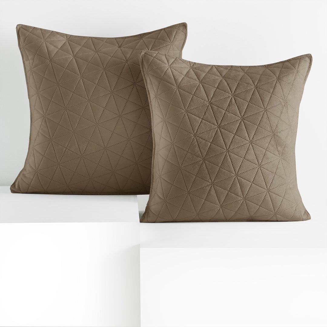 Restilo Kissenbezug Kissen Kissenbezug mehre Größen 2er Set Wohnzimmer Dekokissen, (2 Stück), 2er Set mit Samtoptik