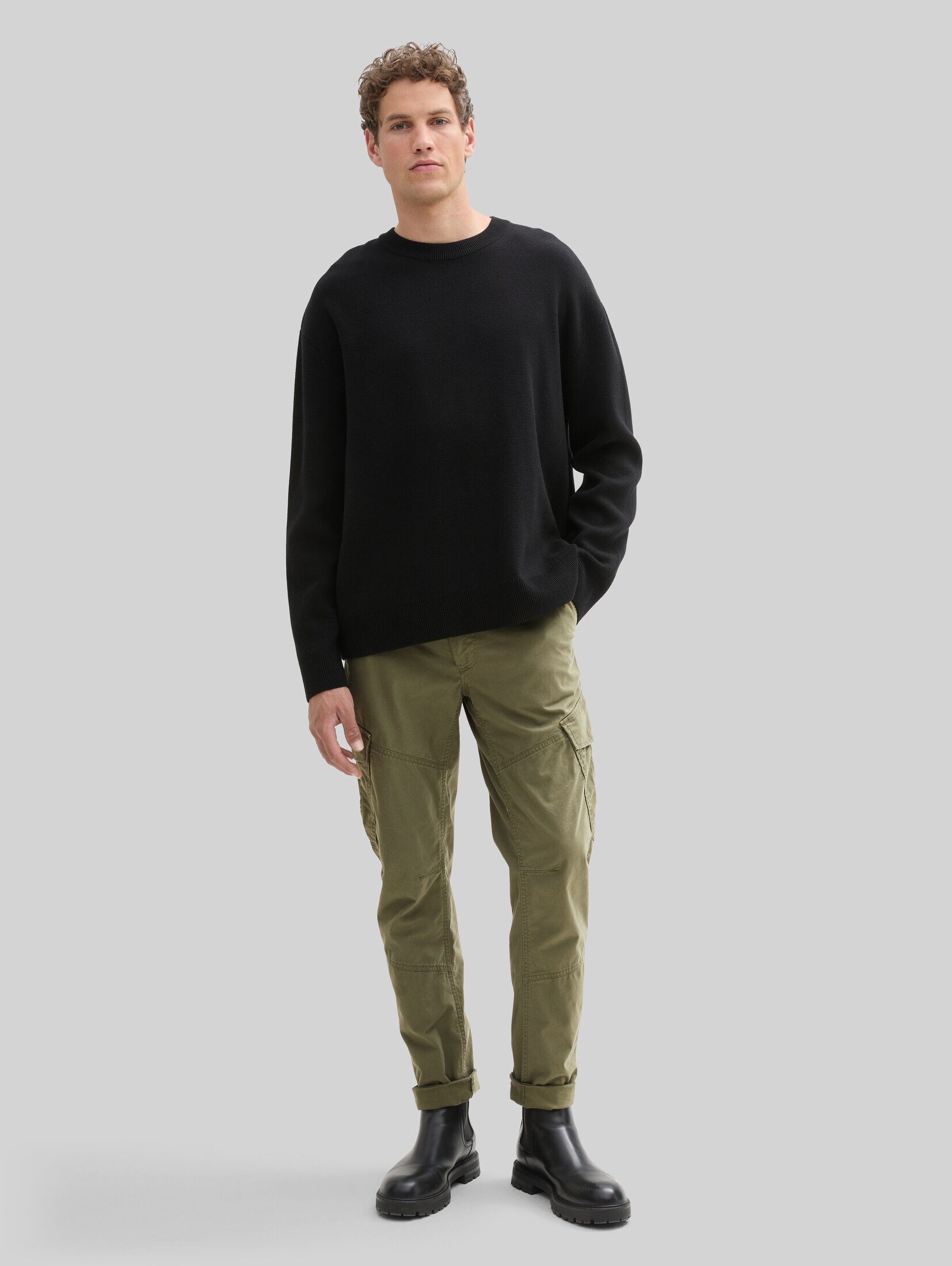 TOM TAILOR Denim Chinohose Hosen & Chino Regular Tapered Cargo Hose