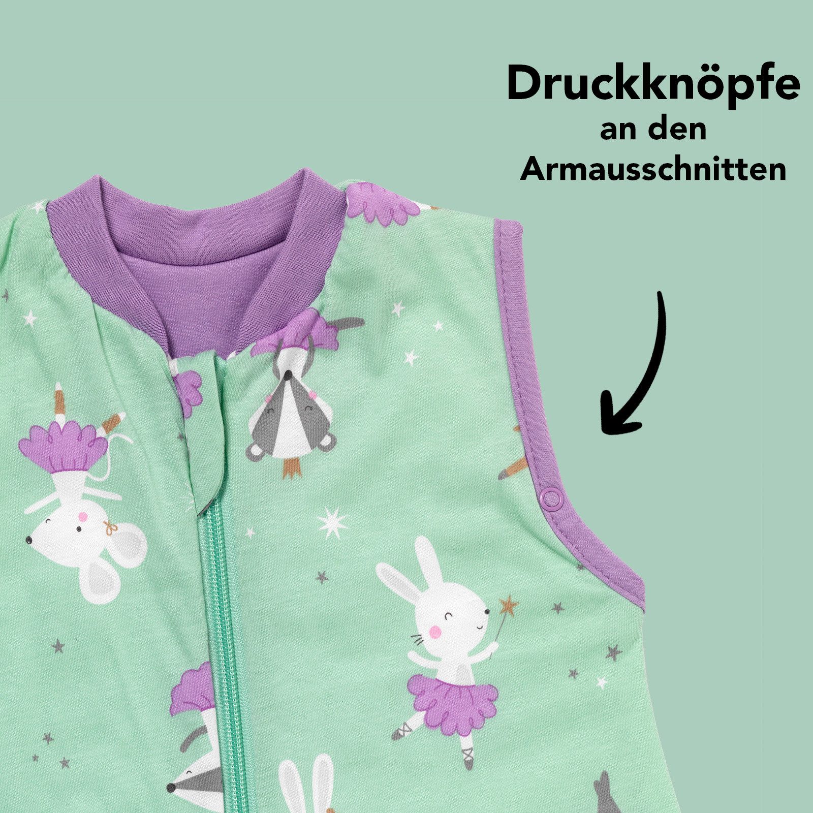 Schlummersack Kinderschlafsack Babyschlafsack, 1.0 Tog OEKO-TEX zertifizier günstig online kaufen