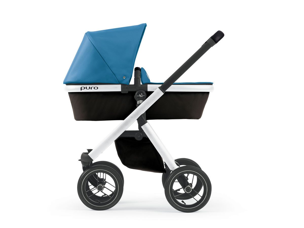 CAM Kombi-Kinderwagen Puro Urban Kombi-Kinderwagen 2 in1 inkl. Regenschutz und Wickeltasche