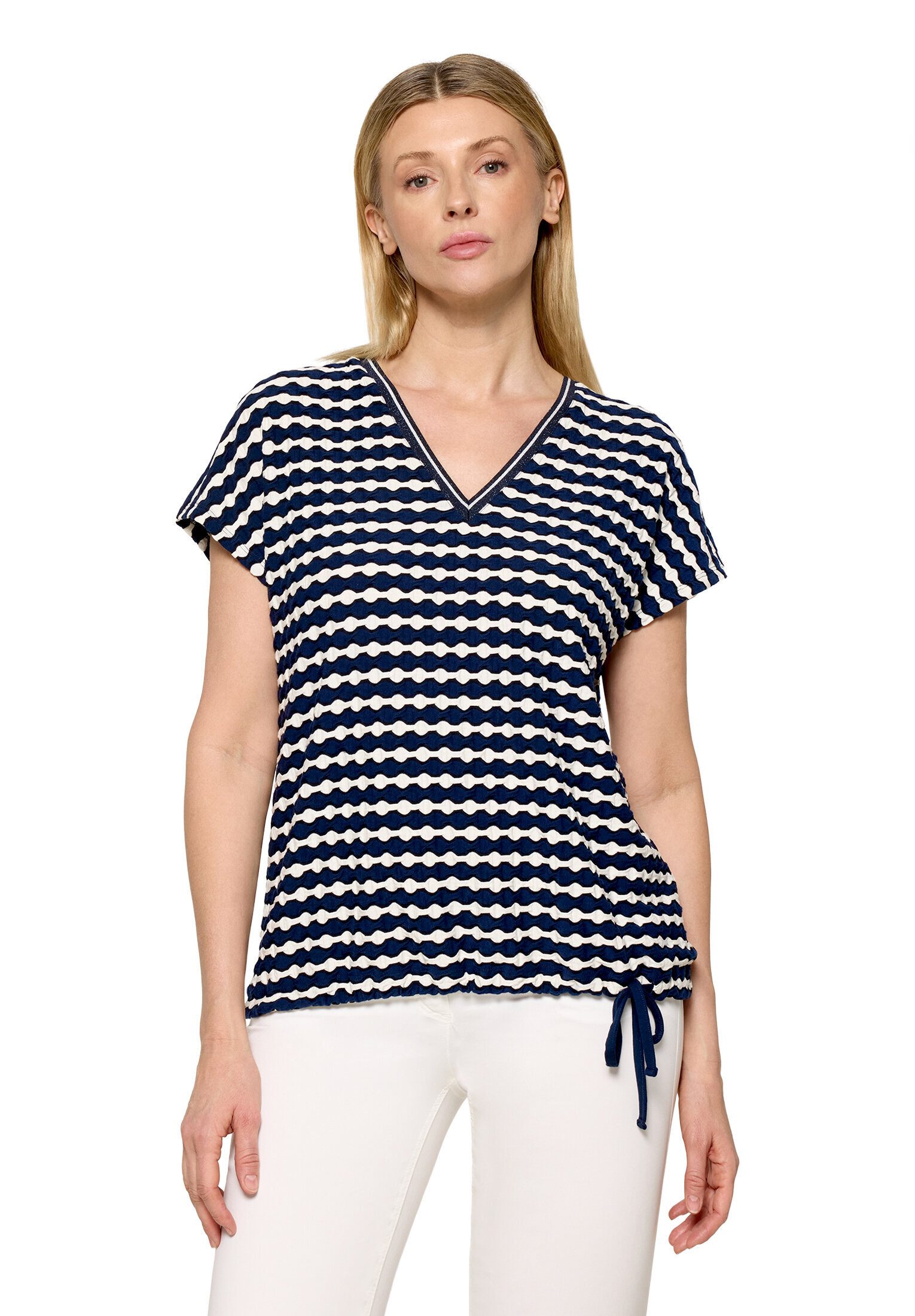 Betty Barclay Kurzarmshirt Damen mit Tunnelzug (1-tlg)