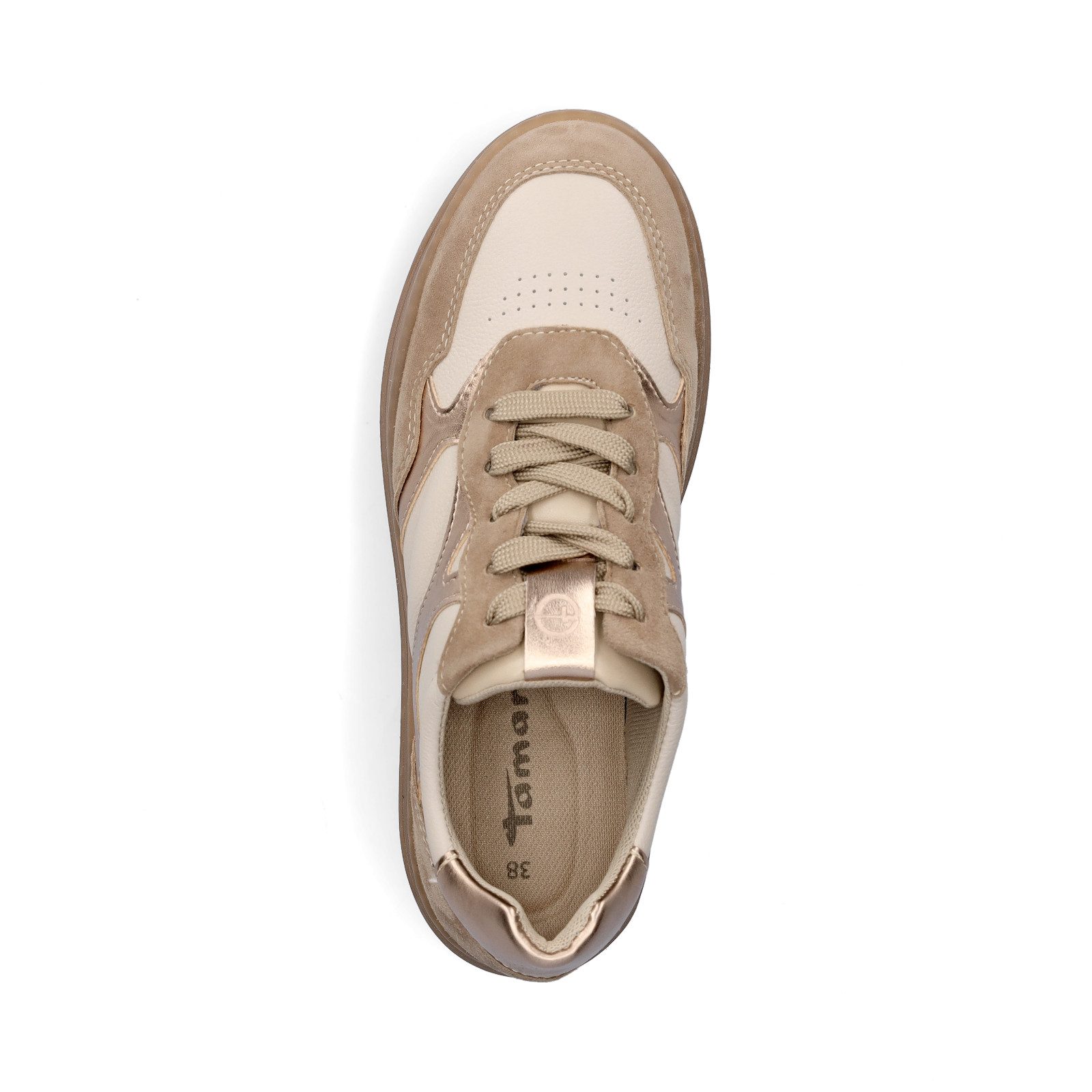 Tamaris Tamaris Damen Sneaker beige metallic Sneaker