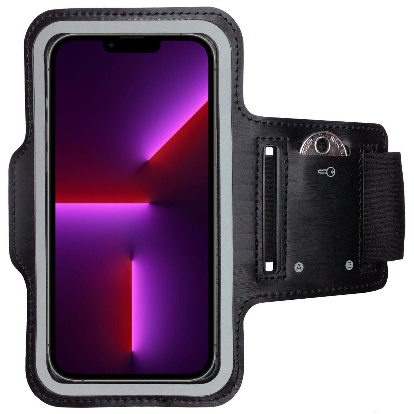 CoverKingz Handyhülle Sportarmband für Apple iPhone 13 Pro Max Handy Fitness Hülle Armband, Sport Schutzhülle Schlüsselfach Handyhülle Jogging Schutztasche Etui