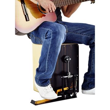 ORTEGA Guitars Musikinstrumentenständer, (Cajon Pedal OCJP-L-GB, Linksversion, inkl. Bag), Cajon Pedal OCJP-L-GB, Linksversion, inkl. Bag - Hardware für Percus