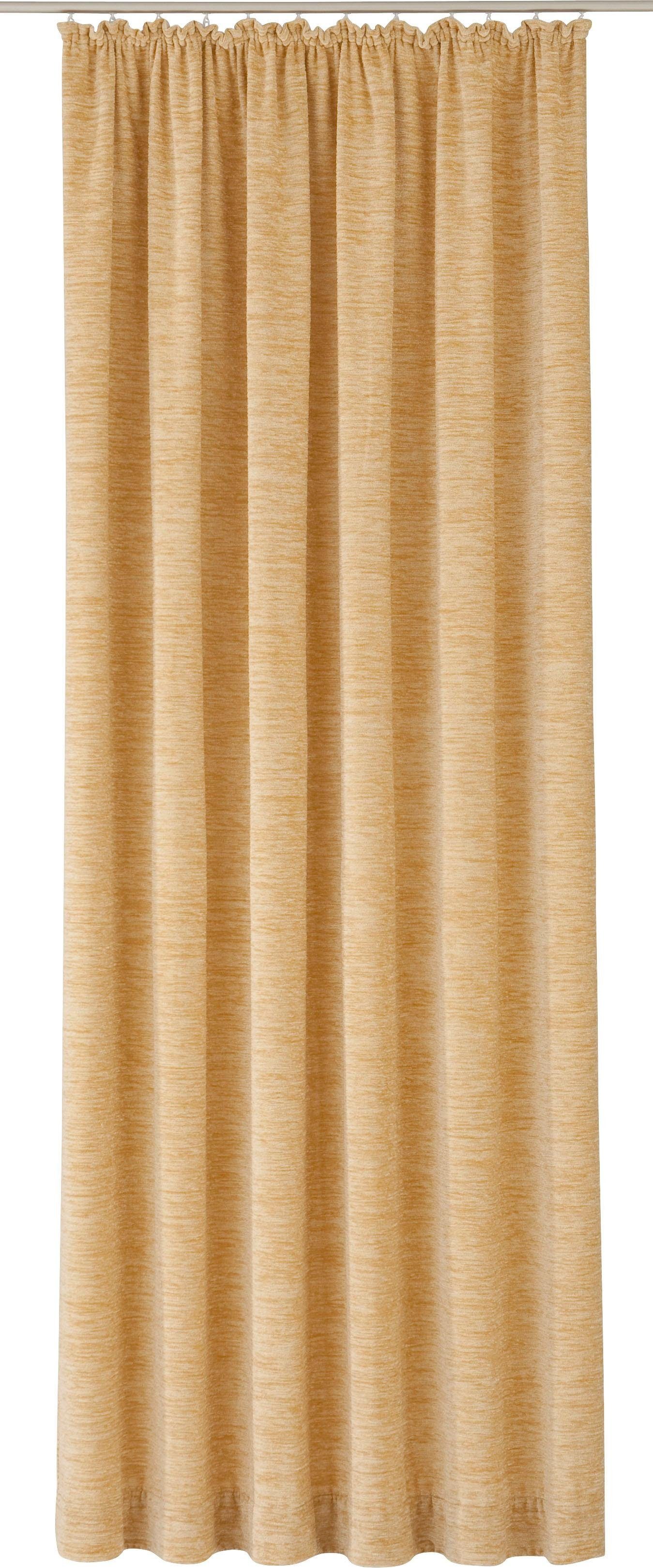 beige Kräuselband Chenille St), Wirth, 234 blickdicht, Trondheim Vorhang (1 g/m²,