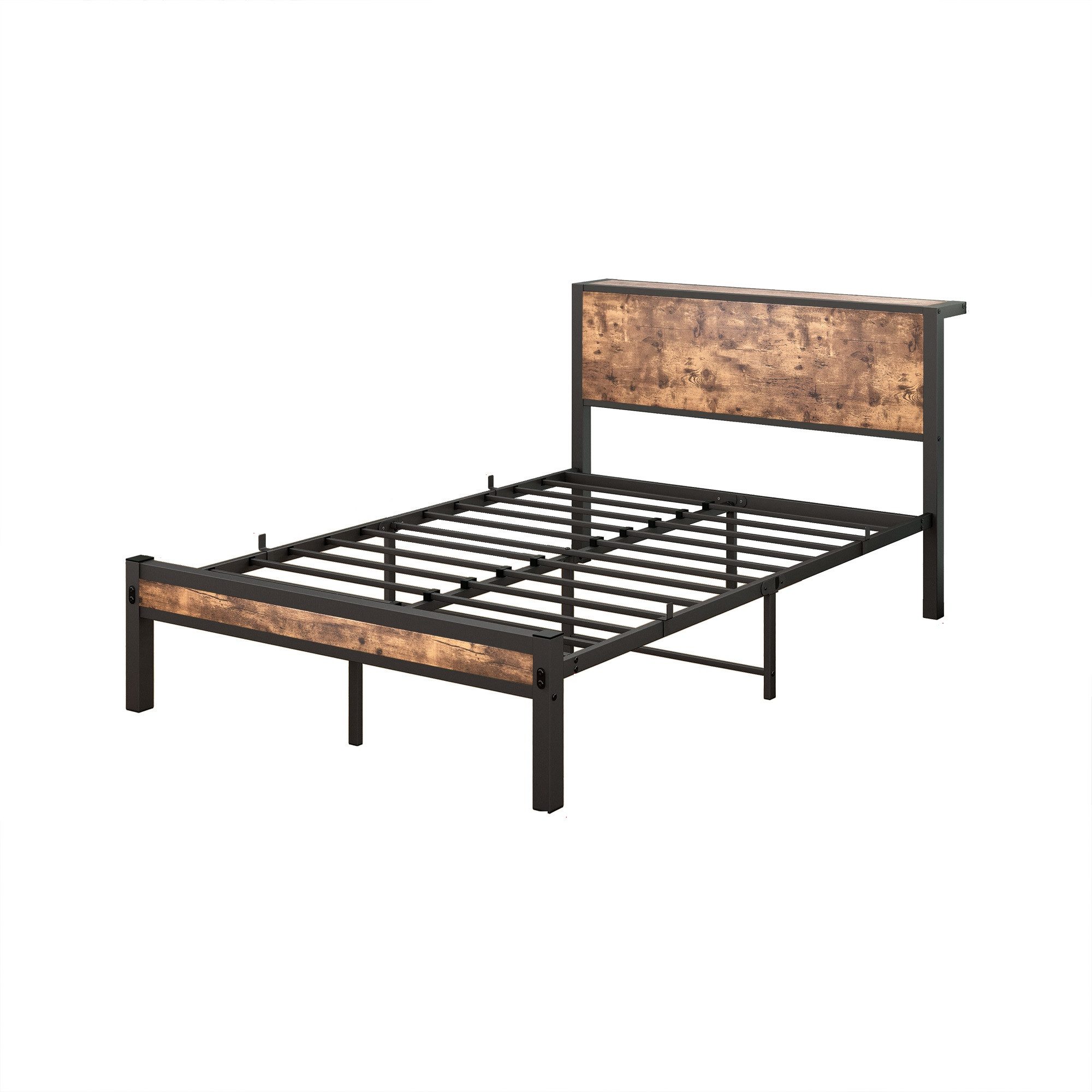 DOPWii Bettgestell Bettgestell,90x200/140x200cm,Einzel-/Doppelbett,Jugendbe günstig online kaufen