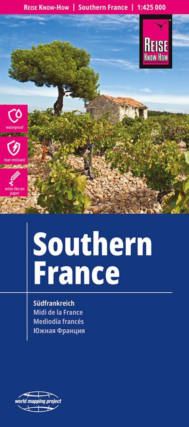 Reise Know-How Landkarte Südfrankreich / Southern France (1:425.000) / Reise Know-How Verlag Peter Rump