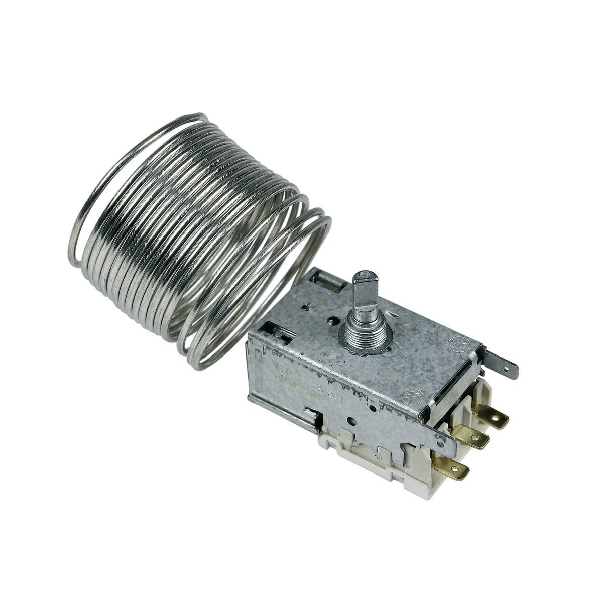VIOKS Montagezubehör Kühlschrank Thermostat Erzatz für Ranco K54-H1119, mit 2500mm Kapillarrohr für Kühl-Gefrierkombination