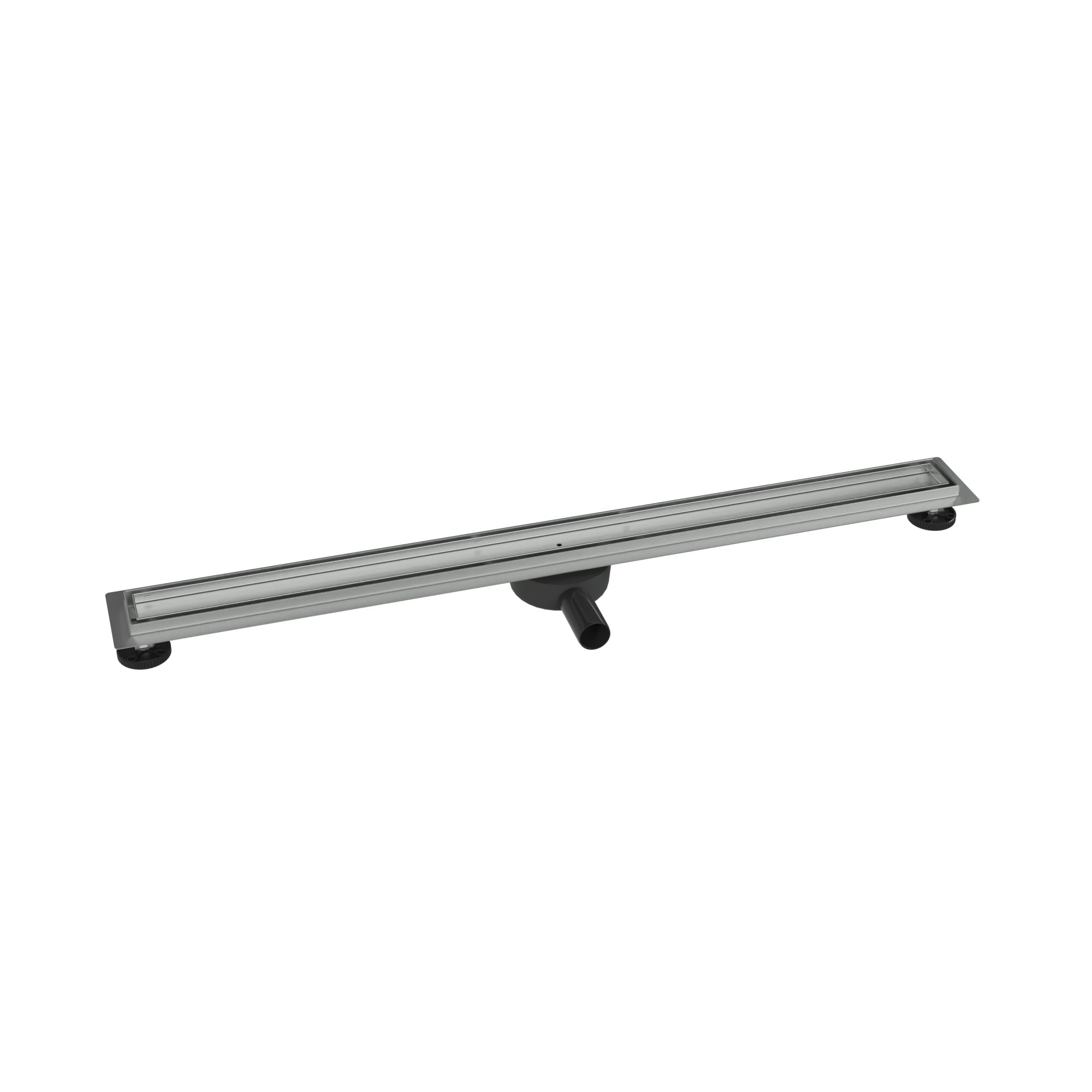 Bernstein Duschrinne FlexGT01-3,34 l/min mit Haarsieb / 42 l/min ohne Haarsieb, Duschablauf / Bodenablauf / Randablauf, Ablaufrinne / Bodenrinne / Duschrinne / Geruchsstopp / befliesbar, Edelstahl / Länge wählbar / Siphon + Haarsieb, Ablaufblende befliesbar