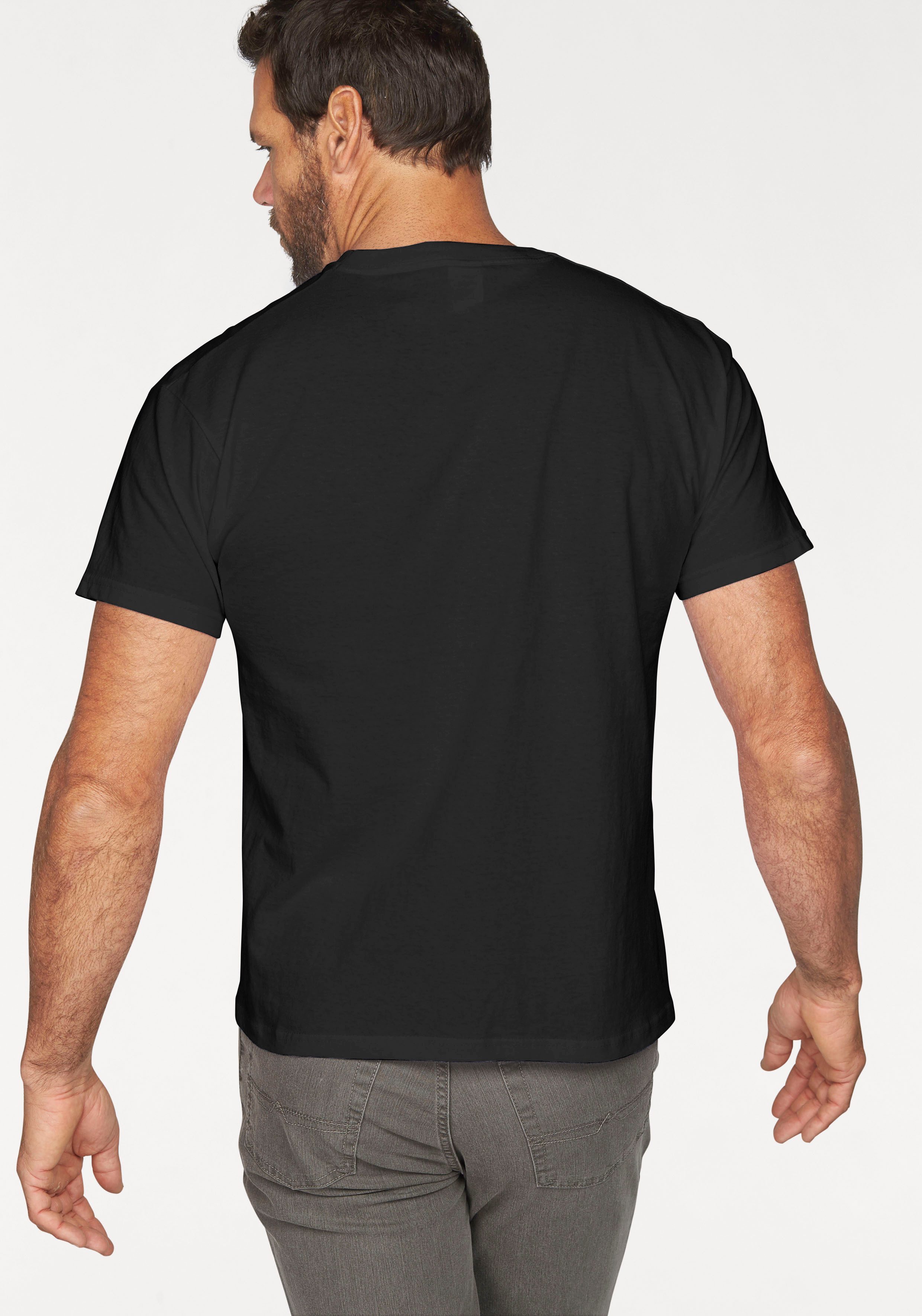 Fruit of the Loom T-Shirt, sechs Stück in unterschiedlicher Farbkomination (Packung, 6-tlg., 6er-Pack) mit Rundhalsausschnitt