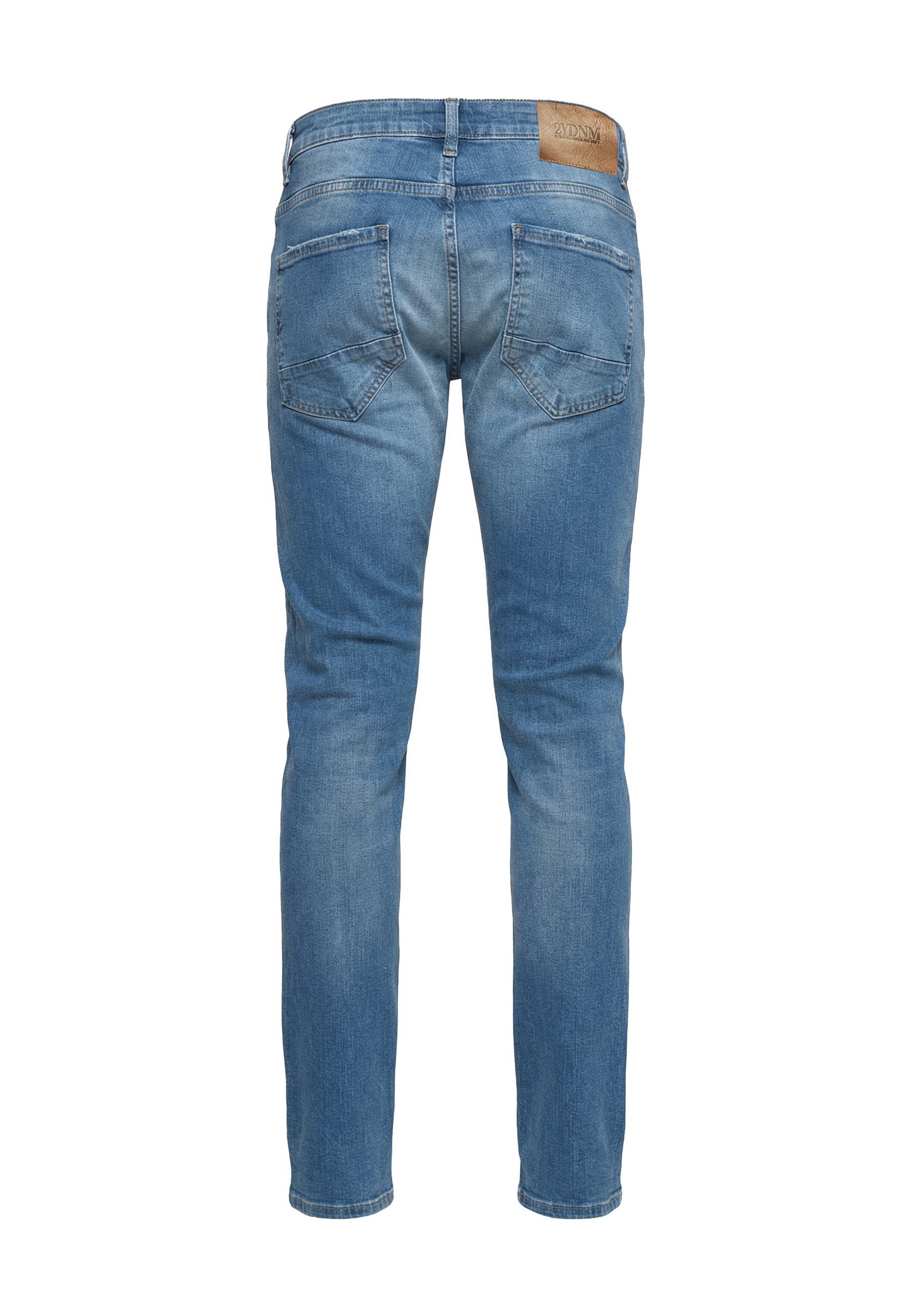 2Y Premium Bequeme Jeans 2Y Premium Herren 2Y Destroyed Slim Fit Jeans