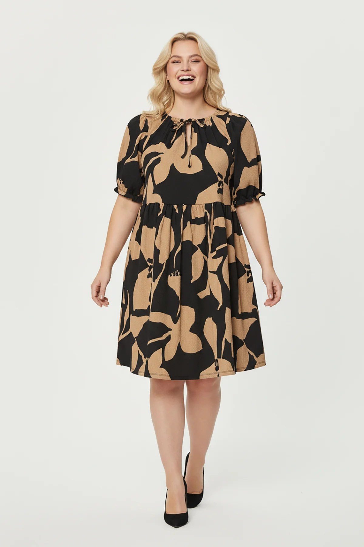 Shape of You Midikleid Kleid mit Blumenmuster – Bild 4 von 5
