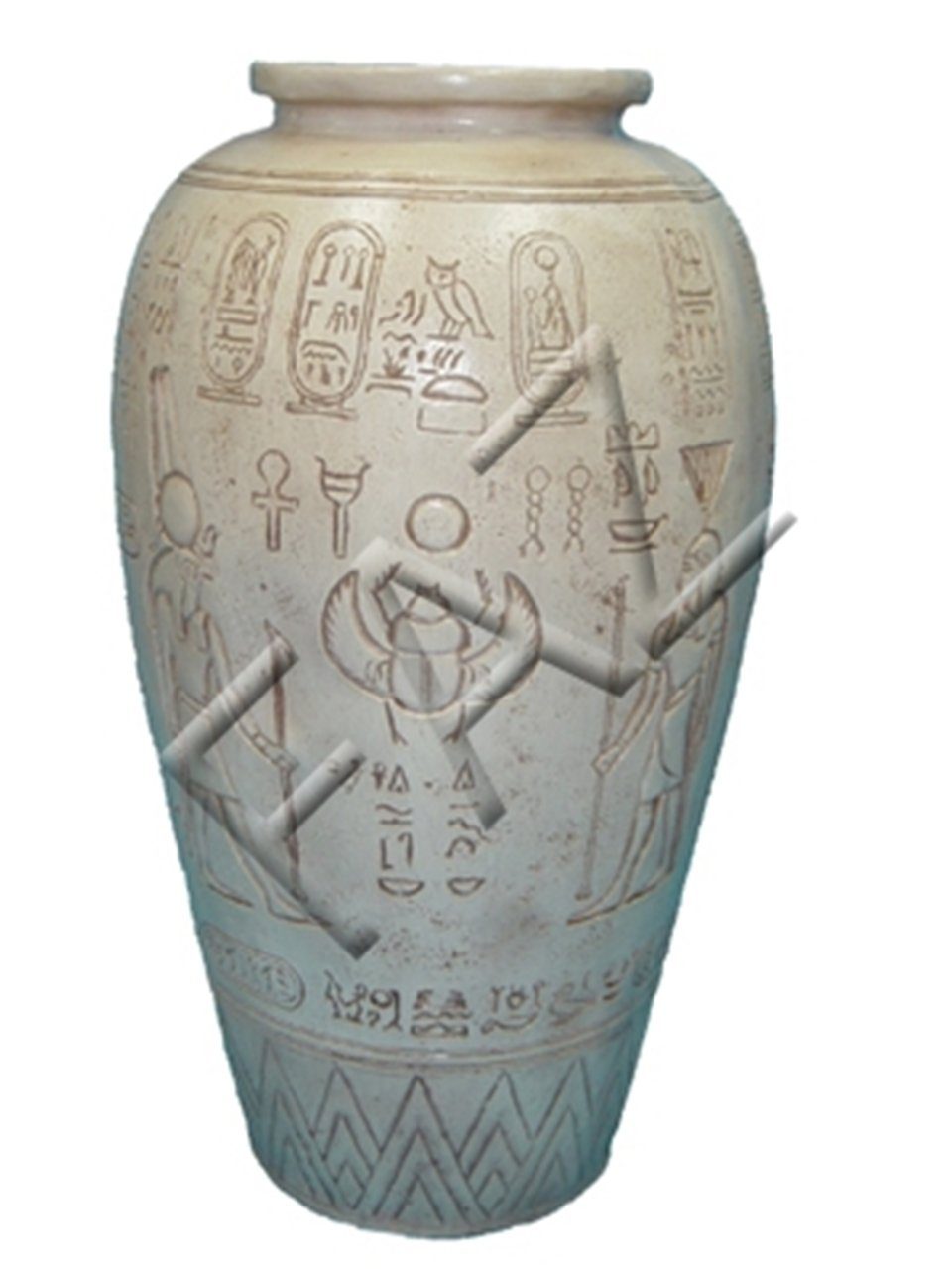 JVmoebel Dekovase Design Figuren Figur Skulptur Statue Decovase Vase Ägyptische