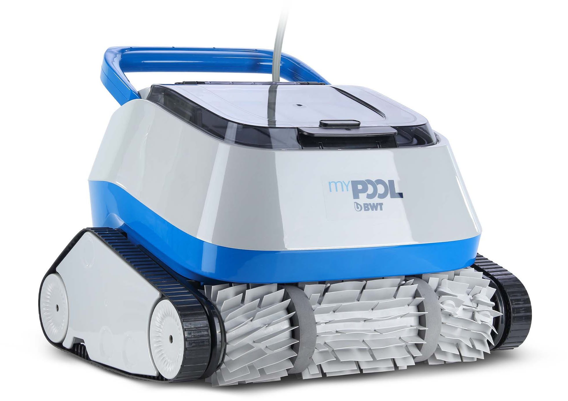 my POOL BWT Poolroboter POWER ONE4ALL neue Generation des POWER 4.0, Mit Kabel, reinigt Boden, Wand und Wasserlinie