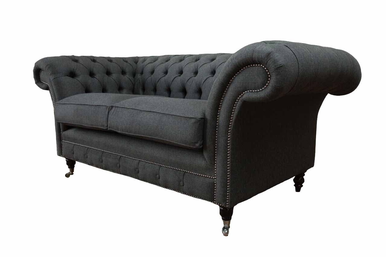 Chesterfield-Sofa, Sofa Zweisitzer Sofas Wohnzimmer Chesterfield Couch Klassisch JVmoebel