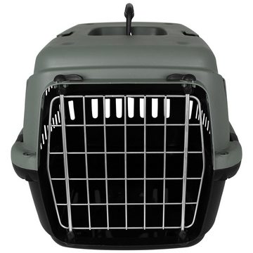 Centi Tiertransportbox Transportbox Tiere Metalltür Tierbox Tiertransport Transportkäfig bis 6,00 kg, Katzen Hunde Haustier Box Katzenbox Transportkiste Haustiertransport