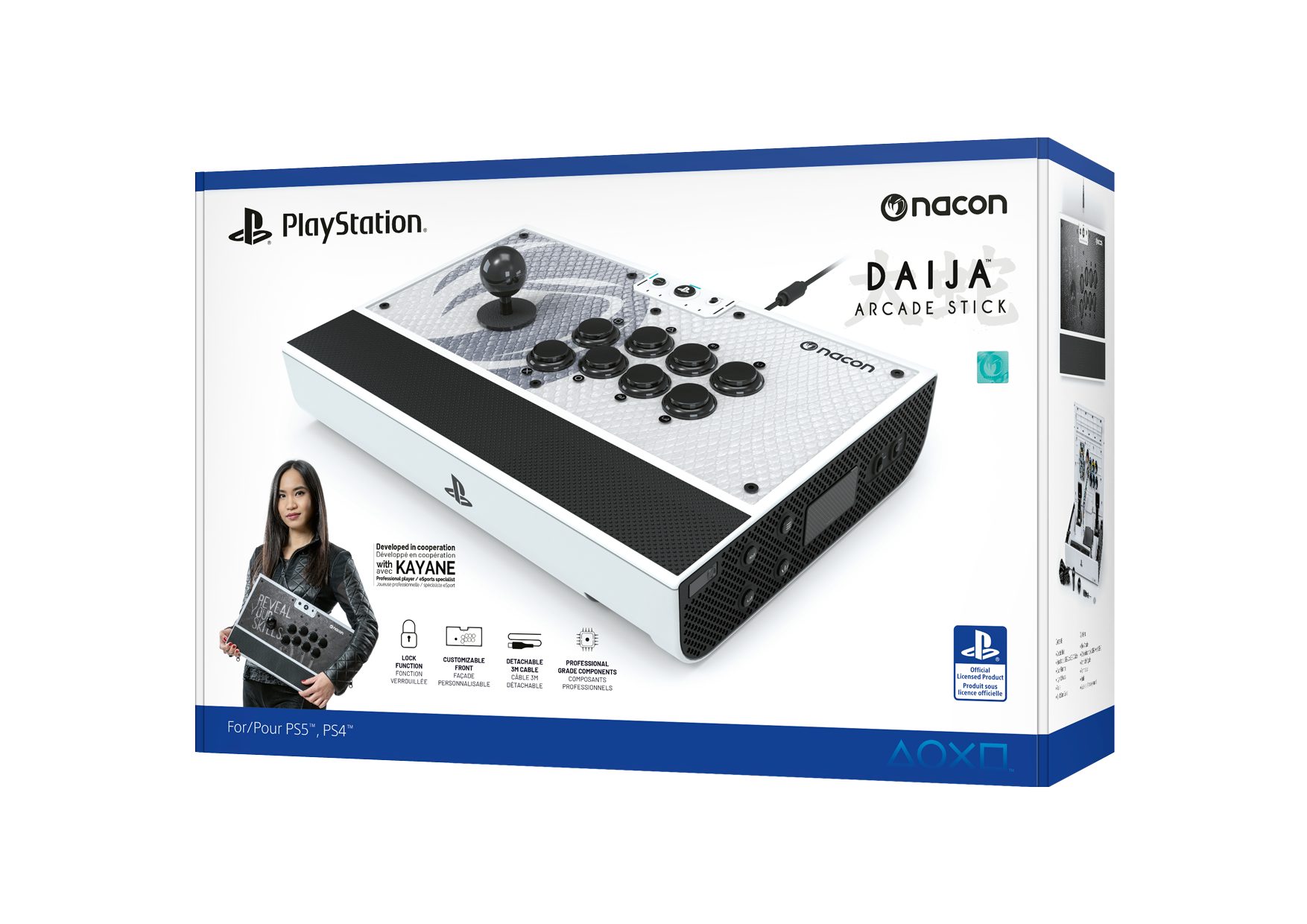 nacon NACON Arcade Stick Daiju [Offiziell Liz.] PS5 PlayStation 5-Controller