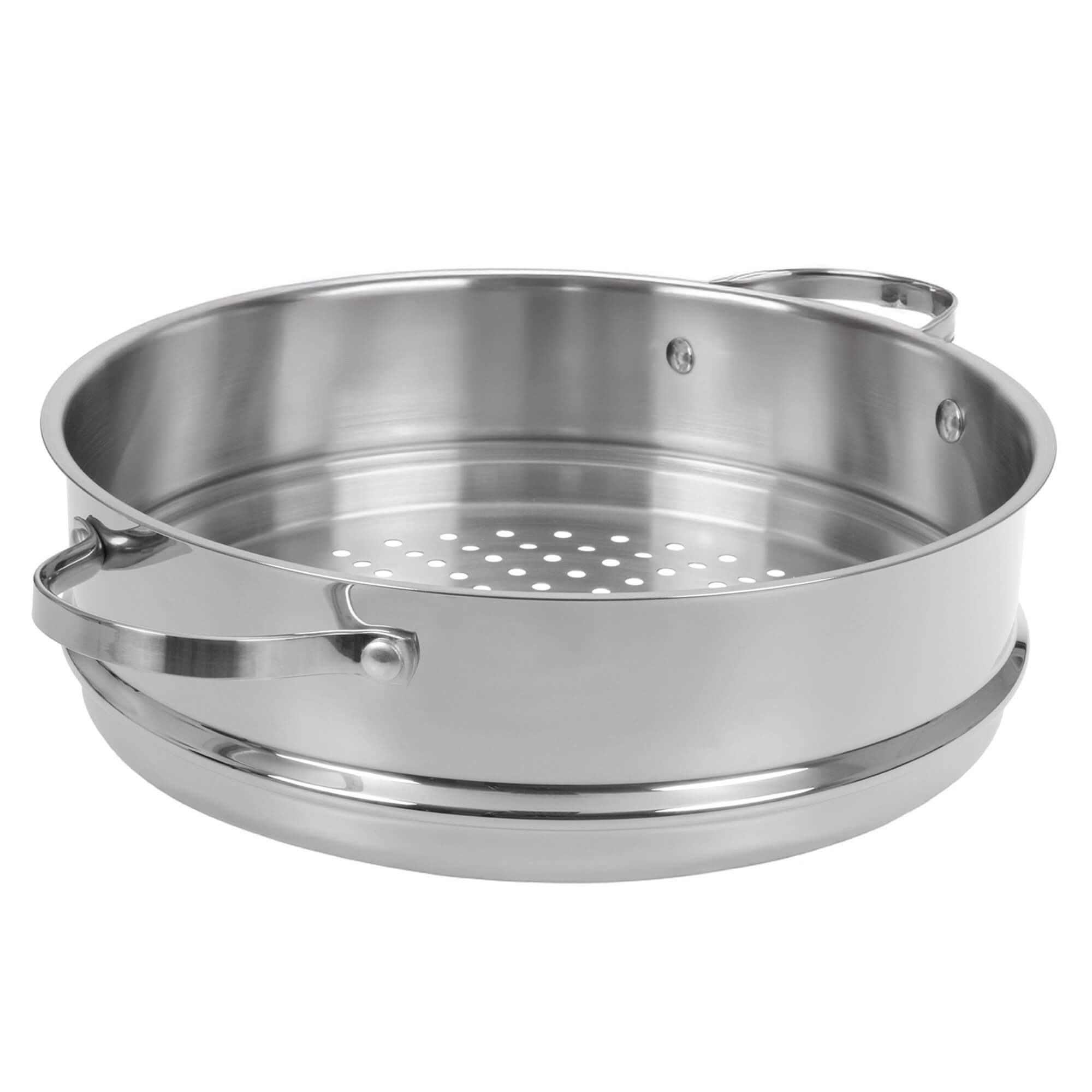 GRÄWE Universaldeckel Dampfeinsatz für Dampfgarer Ø 28 cm, Serie Pro-Line