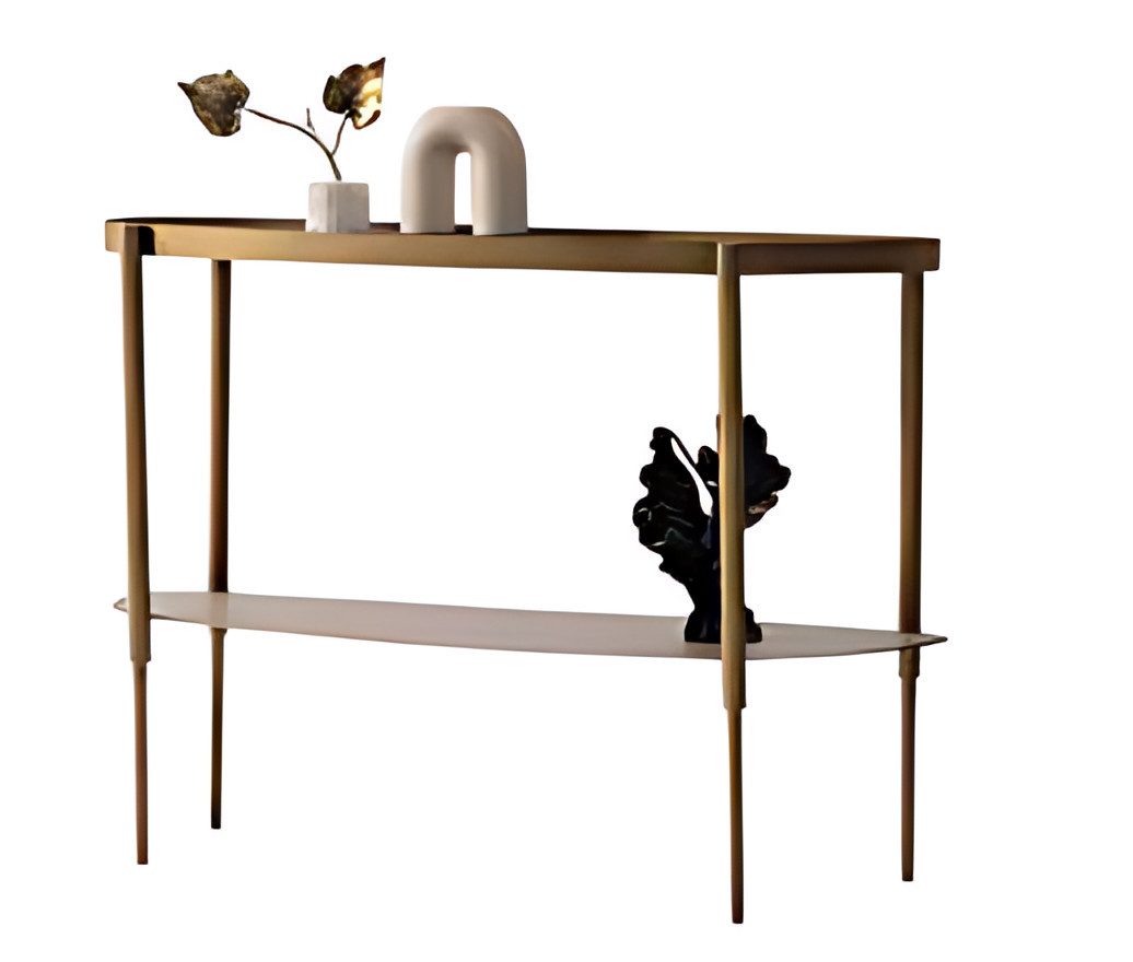 JVmoebel Konsolentisch Konsolentisch Metall – Moderner Tisch für Wohnzimmer & Flur, Made in Europe