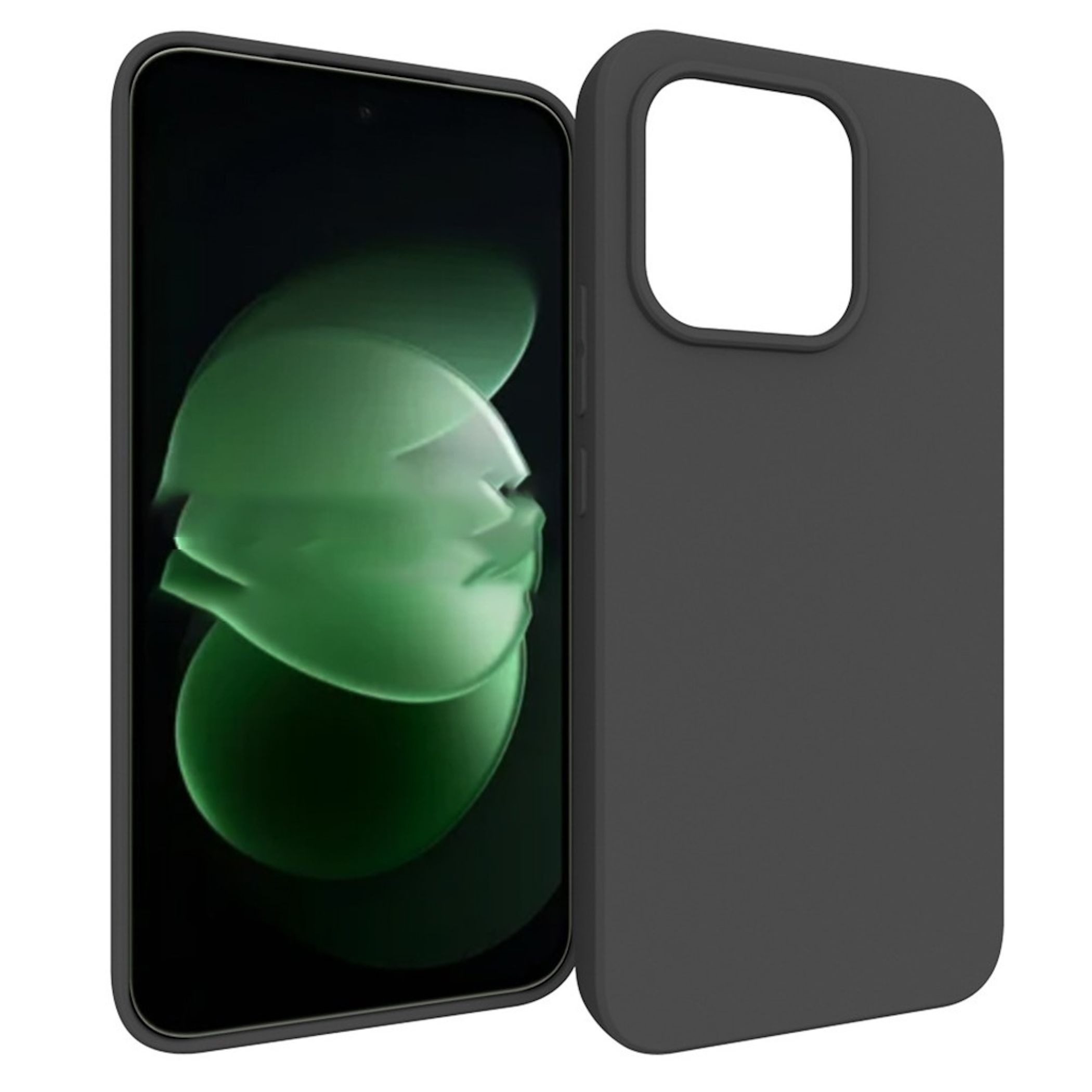 Wigento Handyhülle + Schutzglas für Xiaomi Redmi Note 17 Pro 5G TPU 9H Glas 2 in 1 Bundle 6,83 Zoll, Produktset TPU Hülle mit Hart Glas – Bild 2 von 5