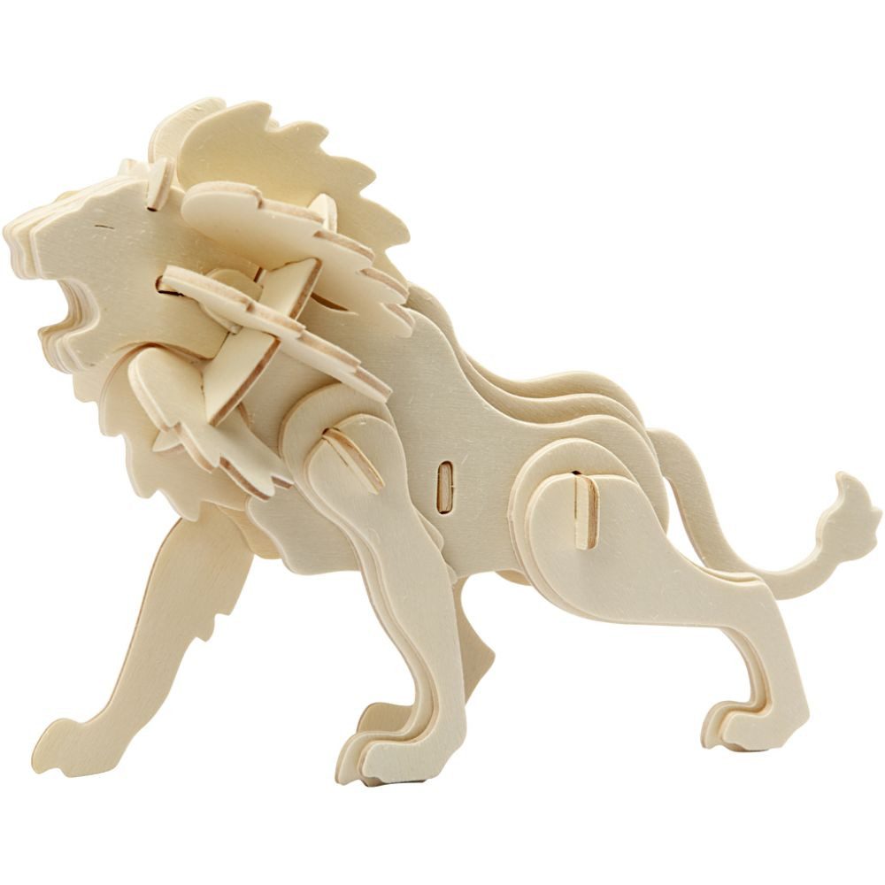 creativ company 3D-Puzzle 3D-Figuren zum Zusammensetzen, Puzzleteile