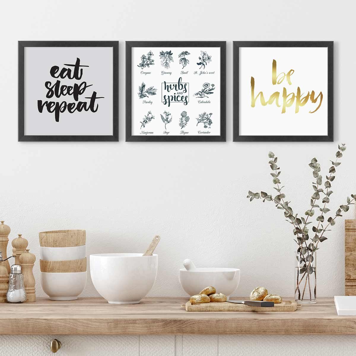 PHOTOLINI Bilderrahmen Poster-Einzelrahmen Modern Schmal, (1 Rahmen) günstig online kaufen