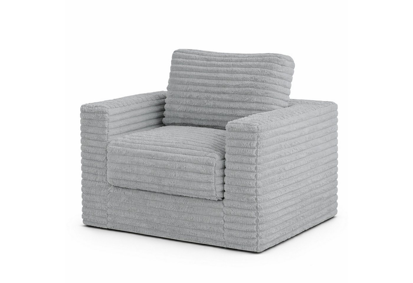 Youyijia Schlafsofa Schlafsofa Cord Einzel 90×80×55 cm – Klappbarer Lounge Sessel