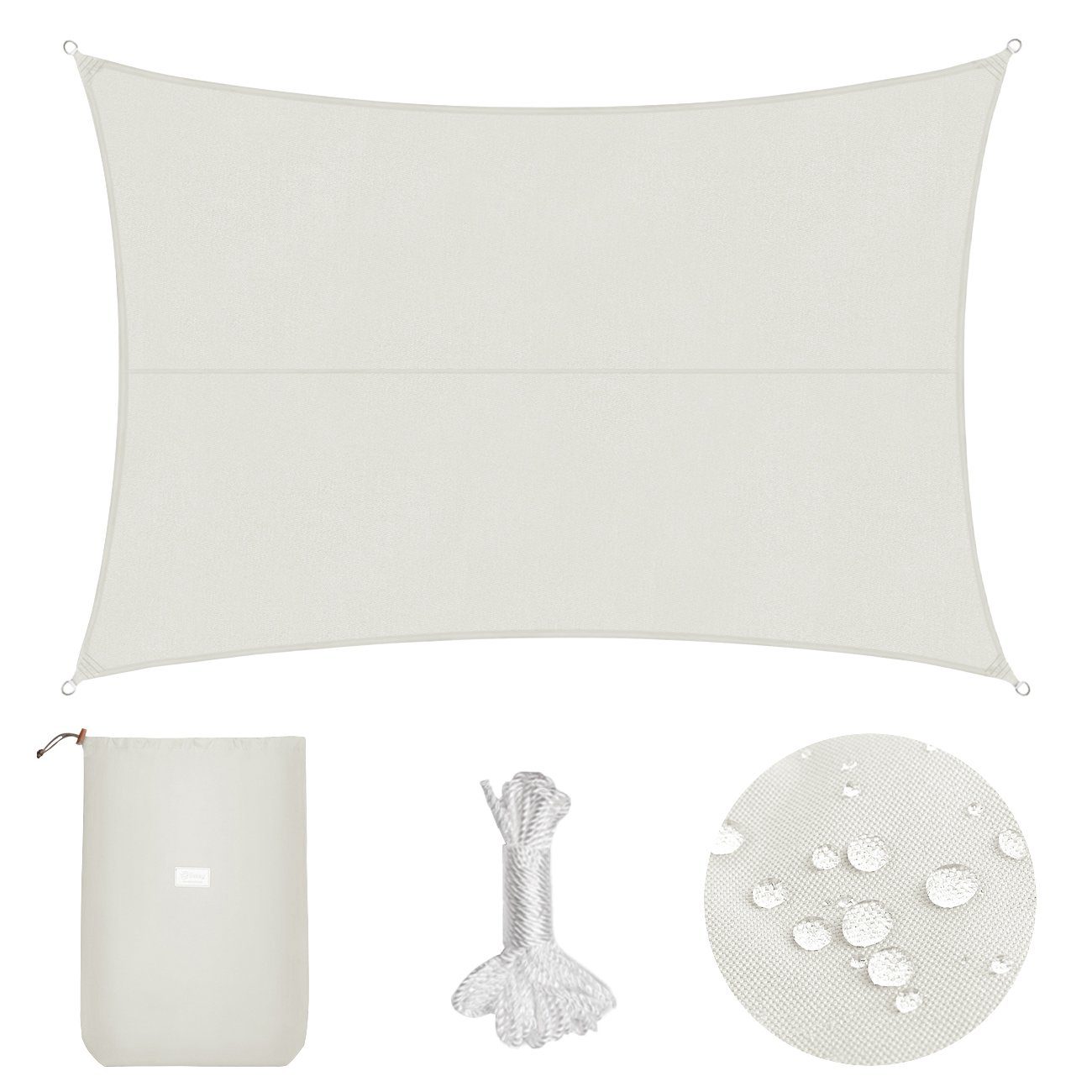 Sekey Sonnensegel Sonnensegel Polyester Wasserdicht Sonnenschutz günstig online kaufen