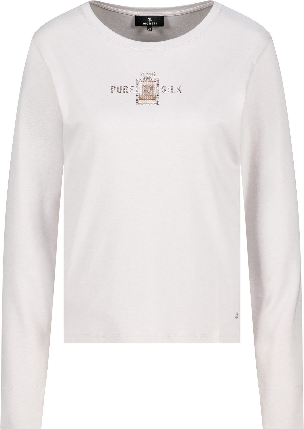 Monari Langarmshirt mit Parfumprint