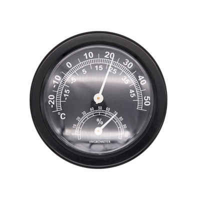 BENSON Raumthermometer 1-6 Thermometer Hygrometer Luftfeuchtigkeit, 1-tlg., Temperatur, Analog, Wetterstation, Rund