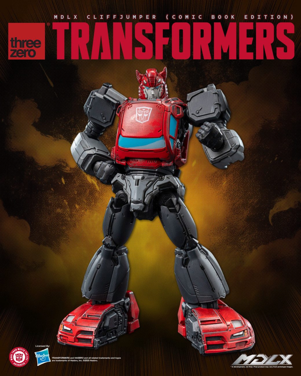 ThreeZero Actionfigur Transformers MDLX Actionfigur Cliffjumper (Comic Book Edition) 12 cm