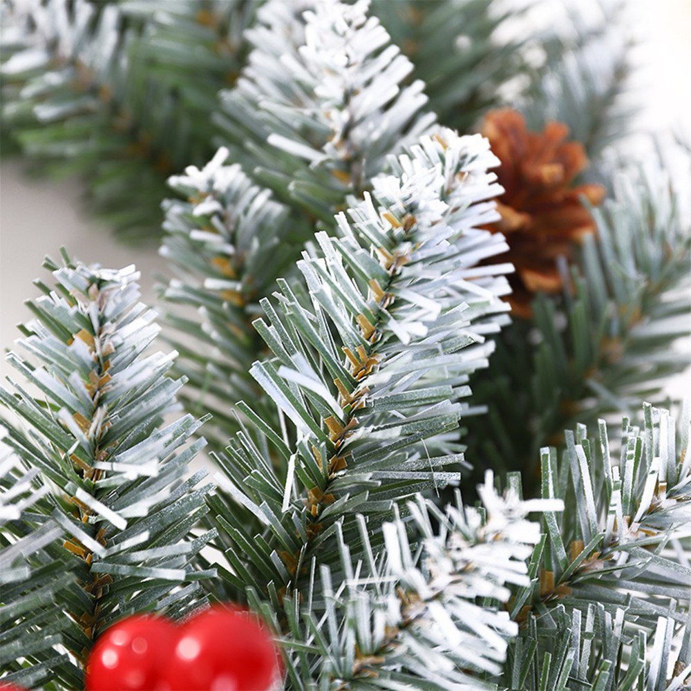 Kunstkranz LED Weihnachtskranz mit Kugel,30CM Christmas günstig online kaufen