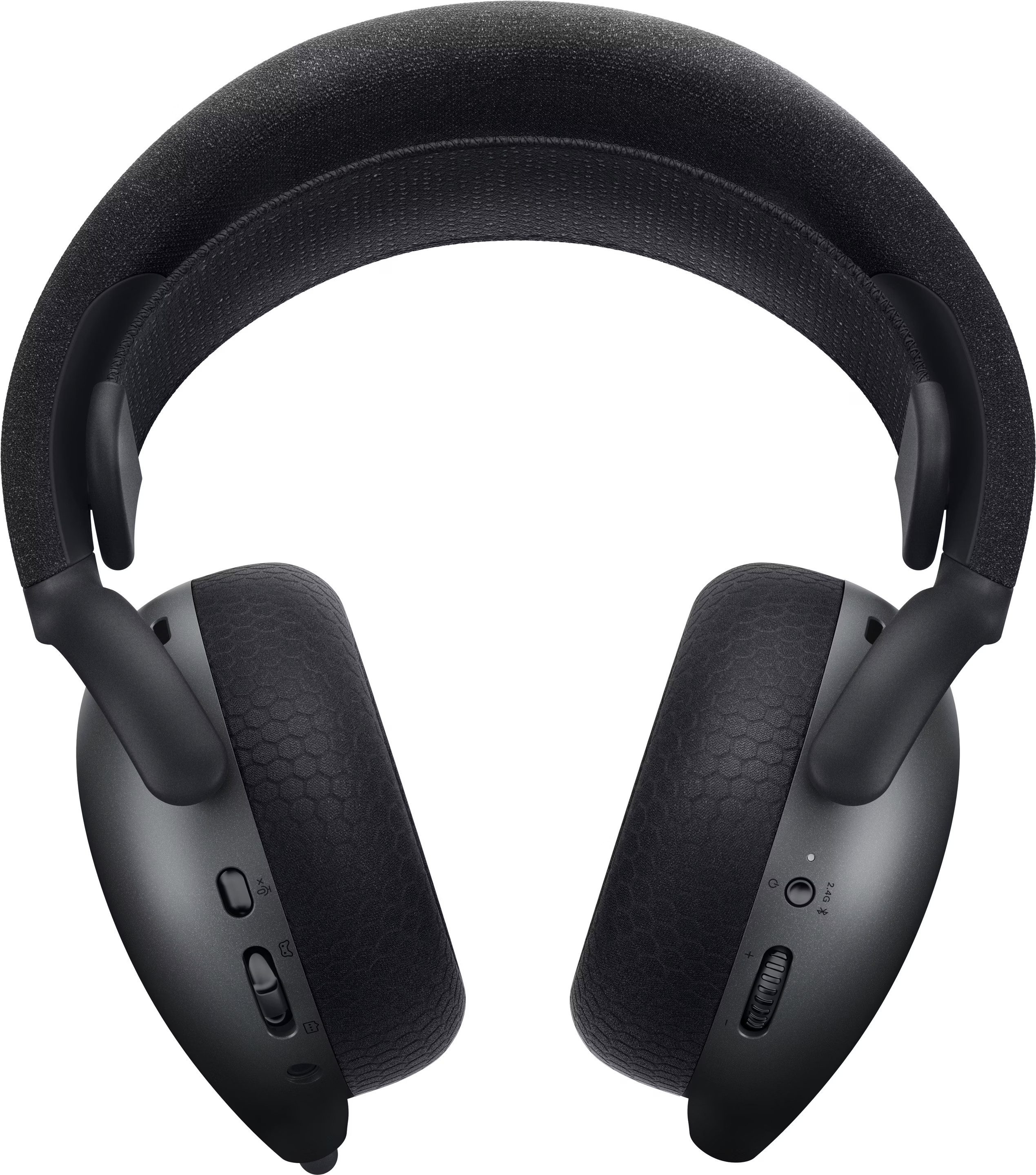 Dell Alienware AW725H Gaming-Headset (2.4 GHz 3.5 mm; Hi-Res; Dolby Atmos; KI-Mikrofon; 60h Akku., Nein, 2,4 GHz Wireless, Kabelloses Gaming-Headset mit abnehmbarem Mikrofon, Noise-Cancelling)