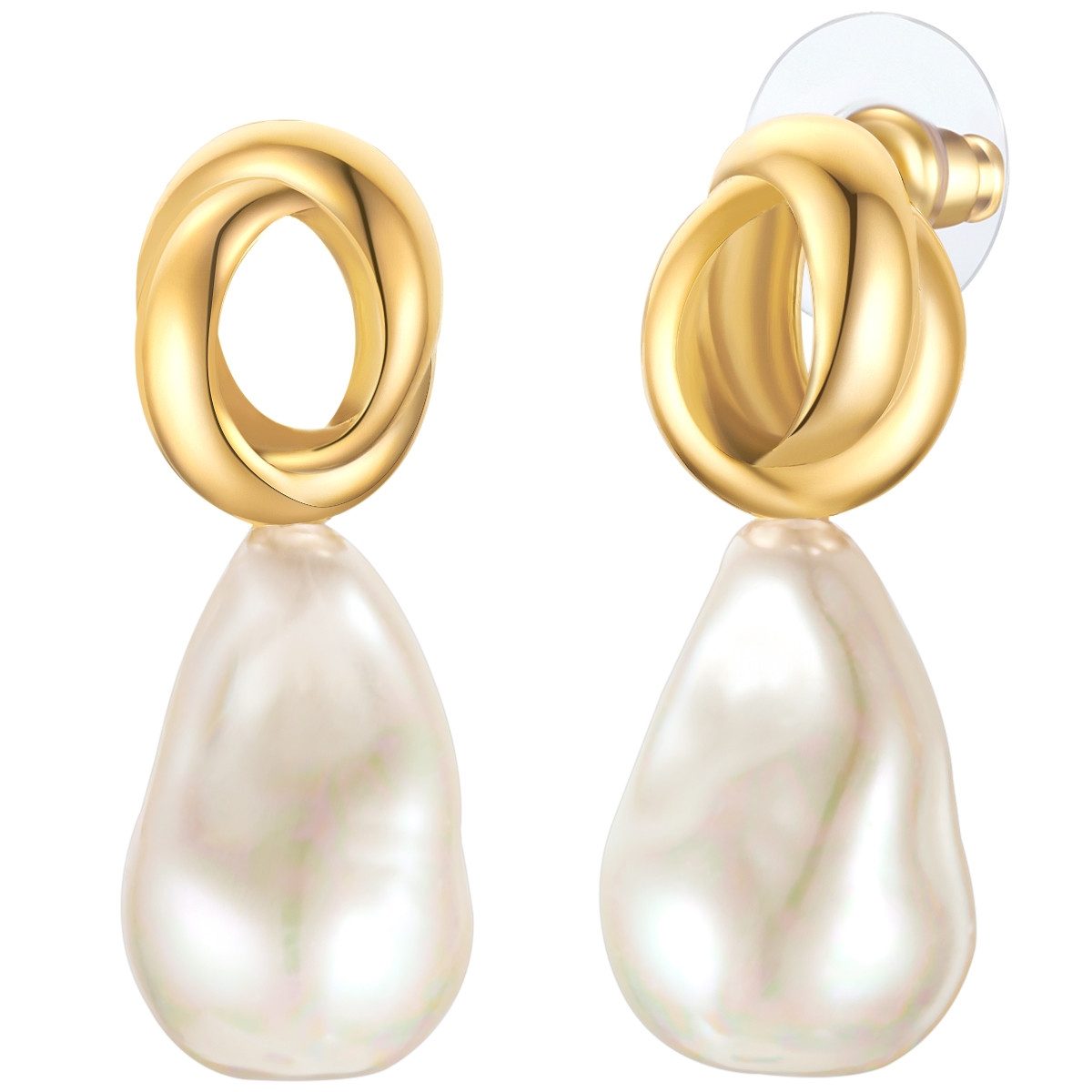 Yokoamii Paar Ohrhänger Set: Y90 (2-tlg), mit Perle günstig online kaufen