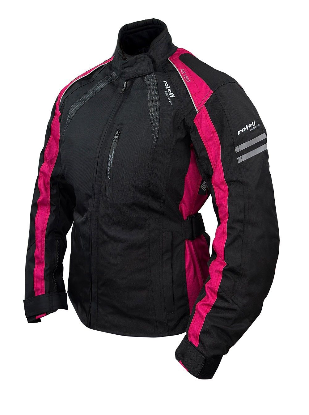 Motorradjacke RO982 Damenjacke - pink -wasserdicht, atmungsaktiv & mit Protektoren