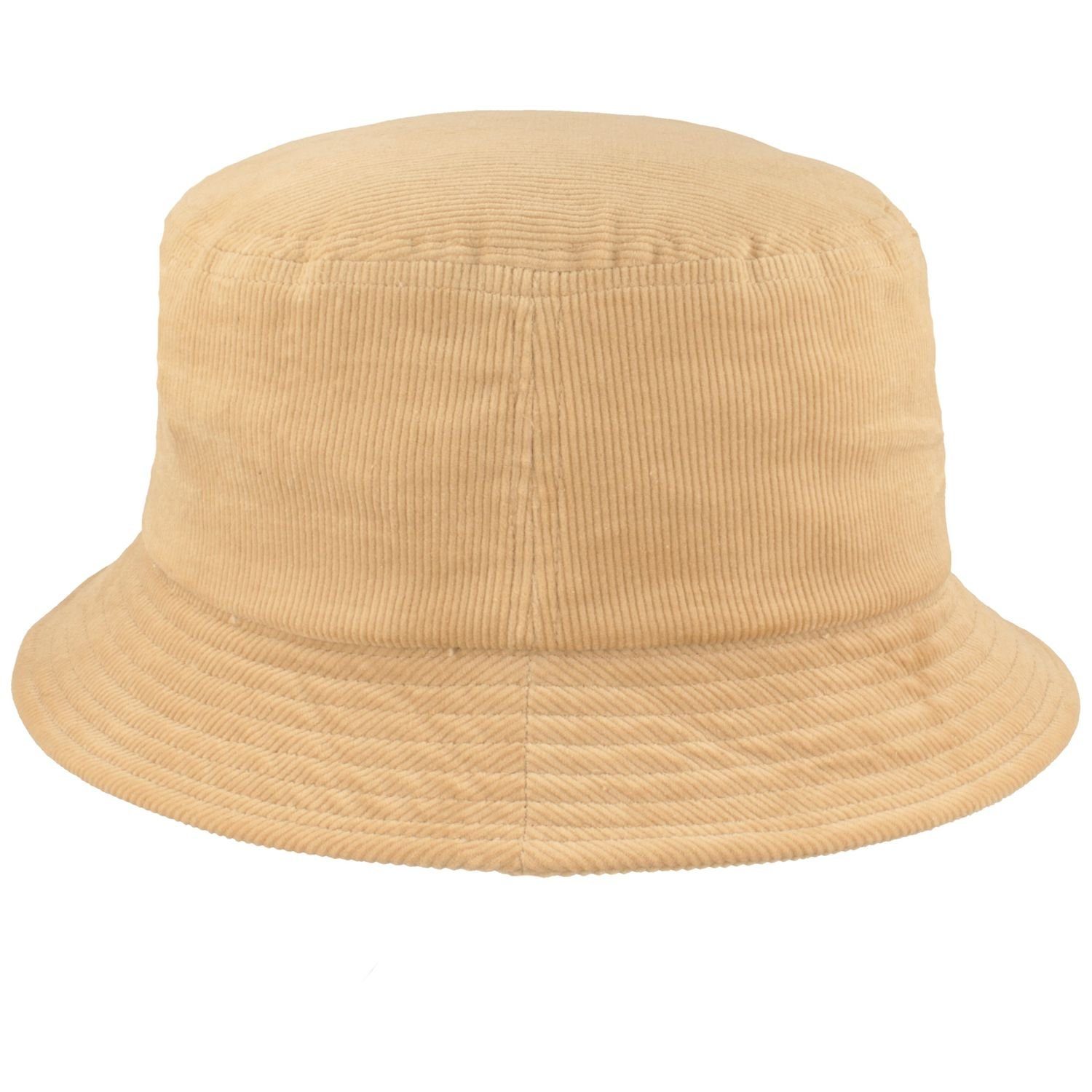 Hut Unisex Kangol mittelbeige Fischerhut Bucket Fischer Cord modischer