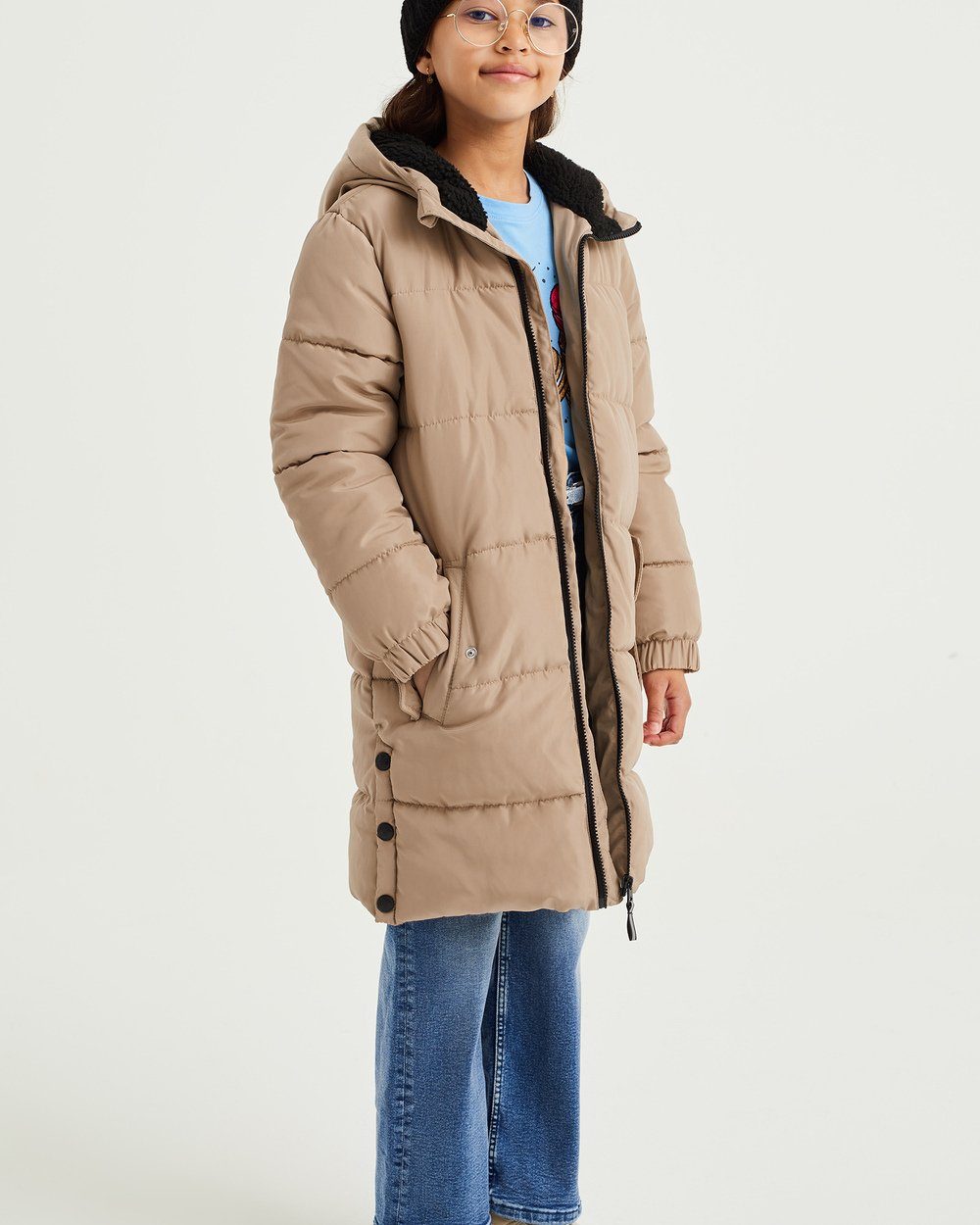 Fashion Beige Winterjacke WE