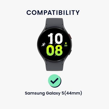 kwmobile Schutzfolie 2x Displayschutzfolie für Samsung Galaxy Watch 5 (44mm), (1-St), Schutzfolie für Fitness Tracker - robuster Displayschutz - transparent