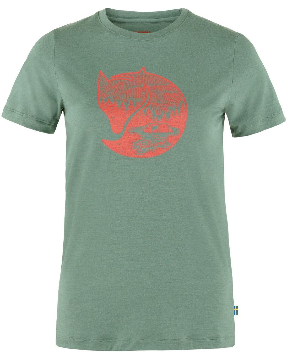 Fjällräven T-Shirt Damen T-Shirt Abisko Wool Fox
