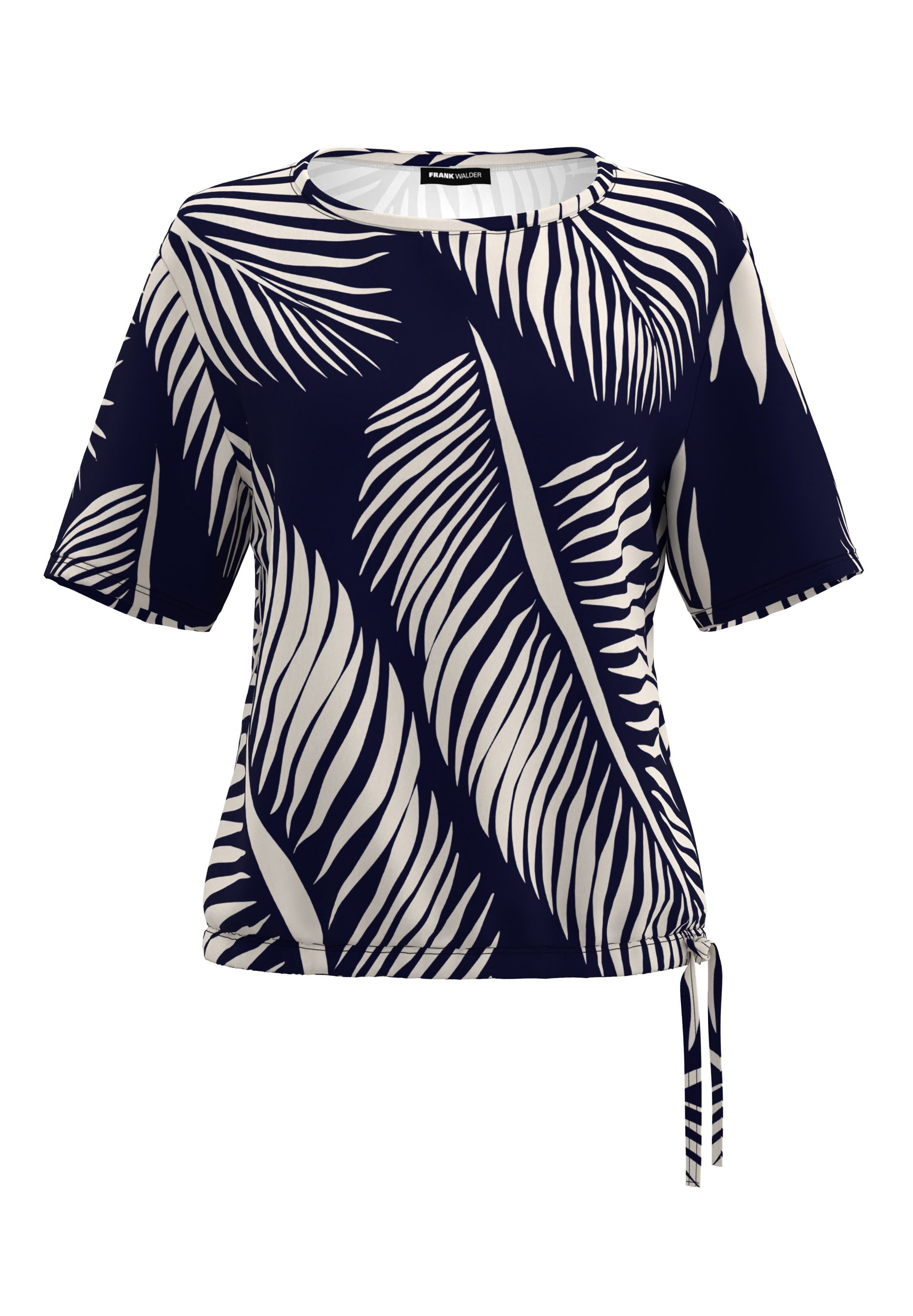 T-Shirt mit Tunnelzugdetail