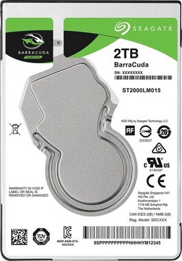 Seagate BarraCuda Mobile HDD-Festplatte (1 TB) 2,5" 140 MB/S Lesegeschwindigkeit, Bulk